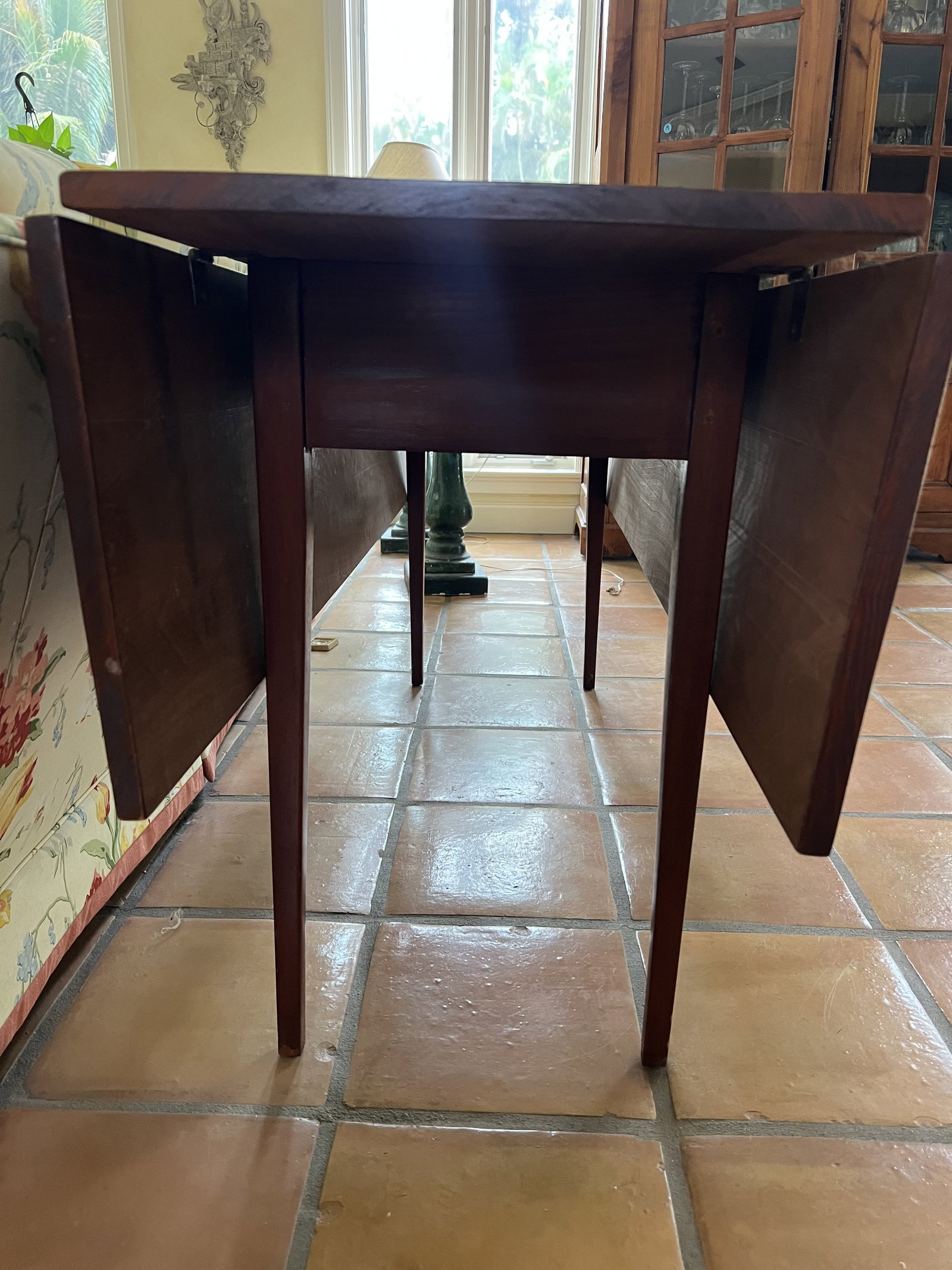 Vintage Sofa Drop Leaf Table - 3