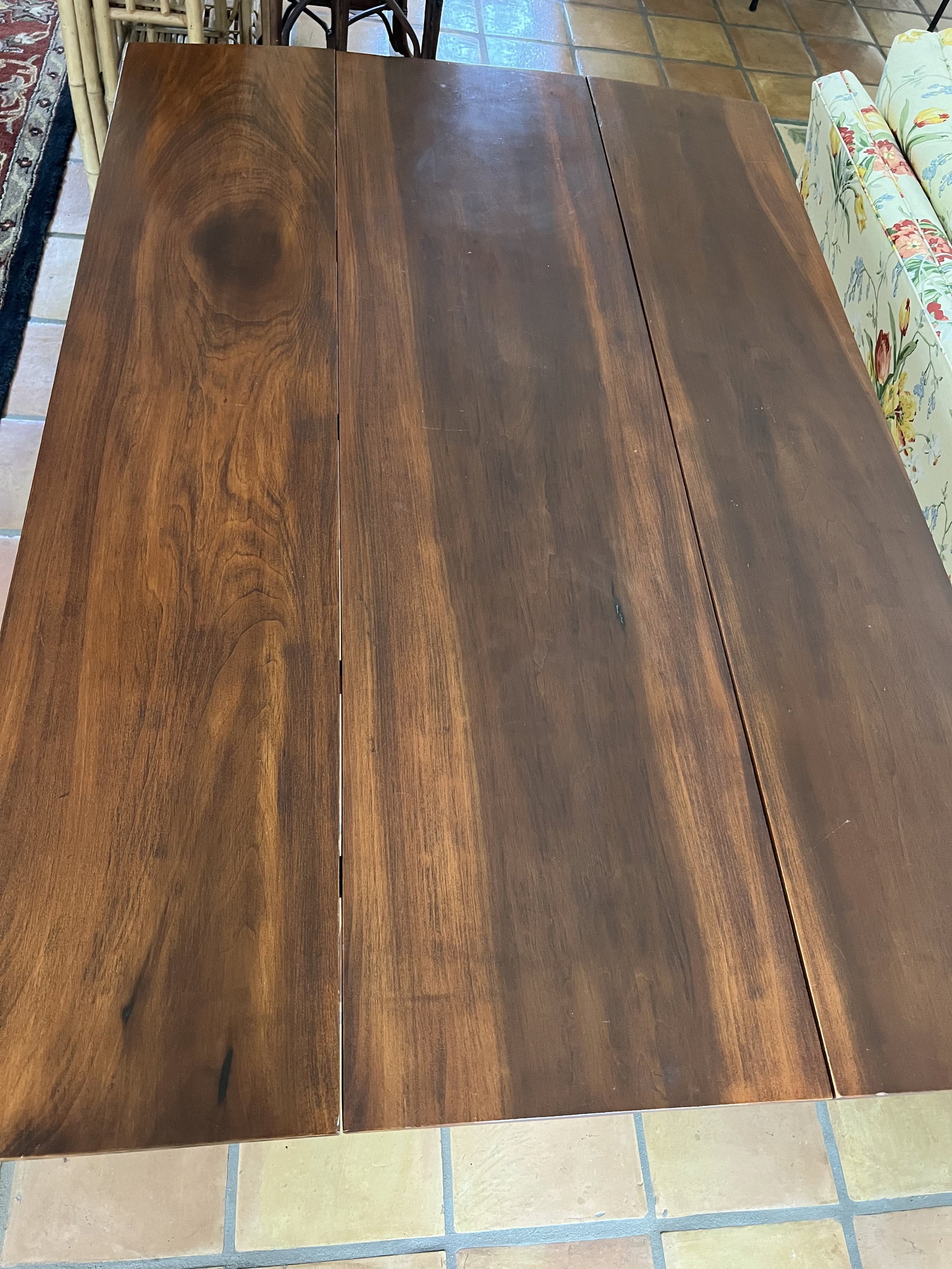 Vintage Sofa Drop Leaf Table - 5
