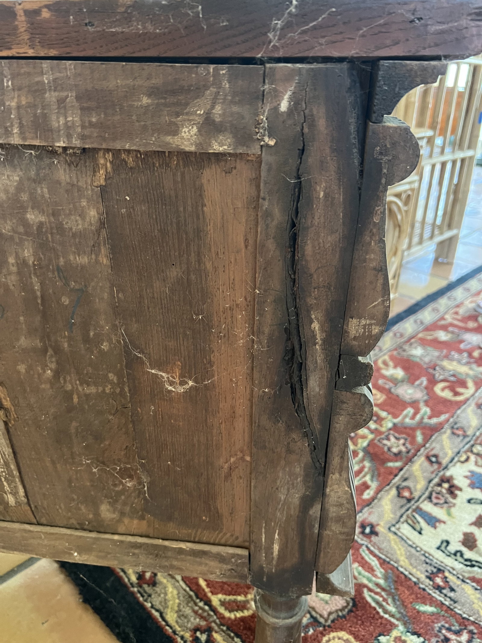 Antique Spanish style Console Table - 11