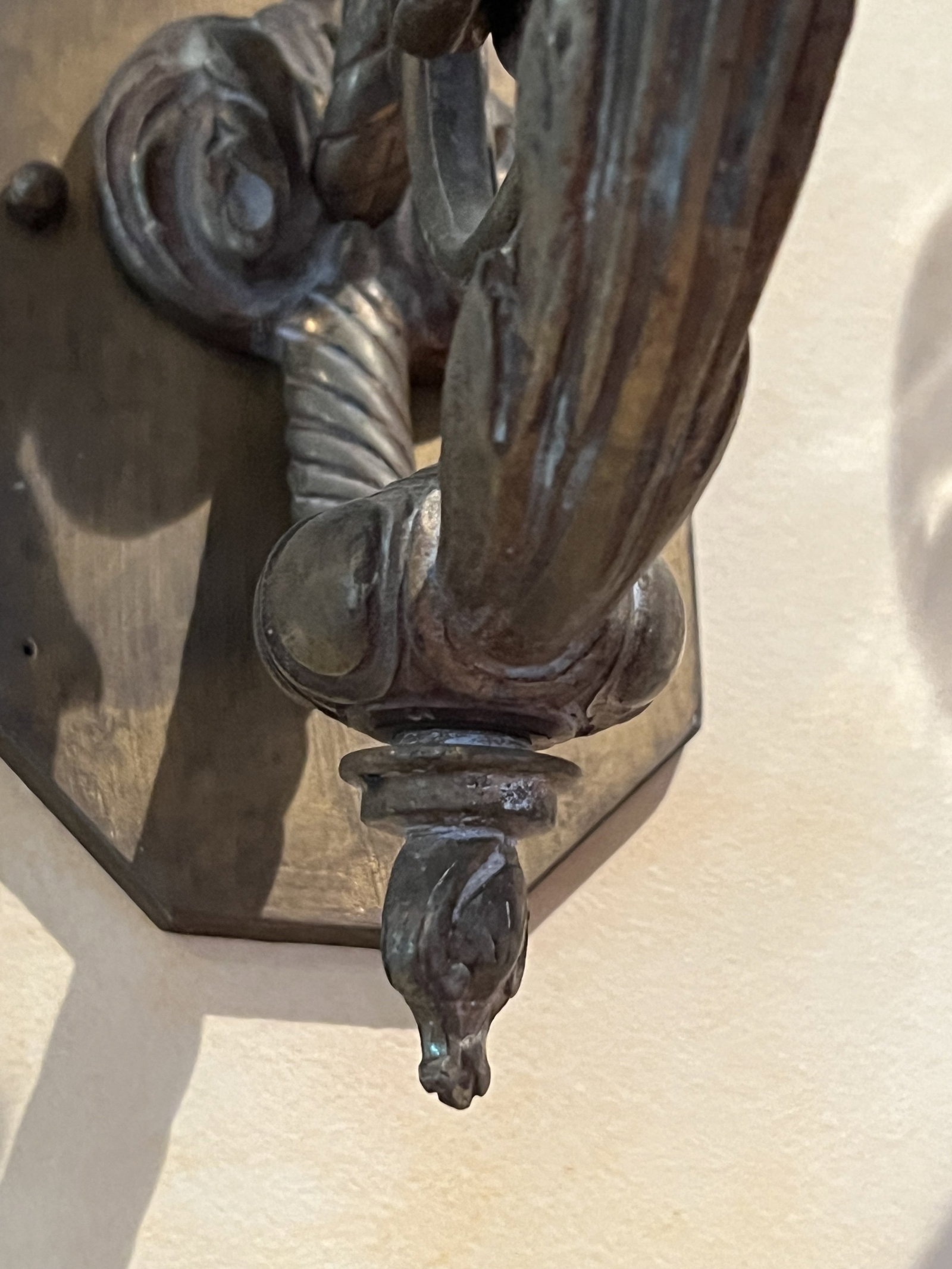 Antique French Bronze Wall Sconces - 12