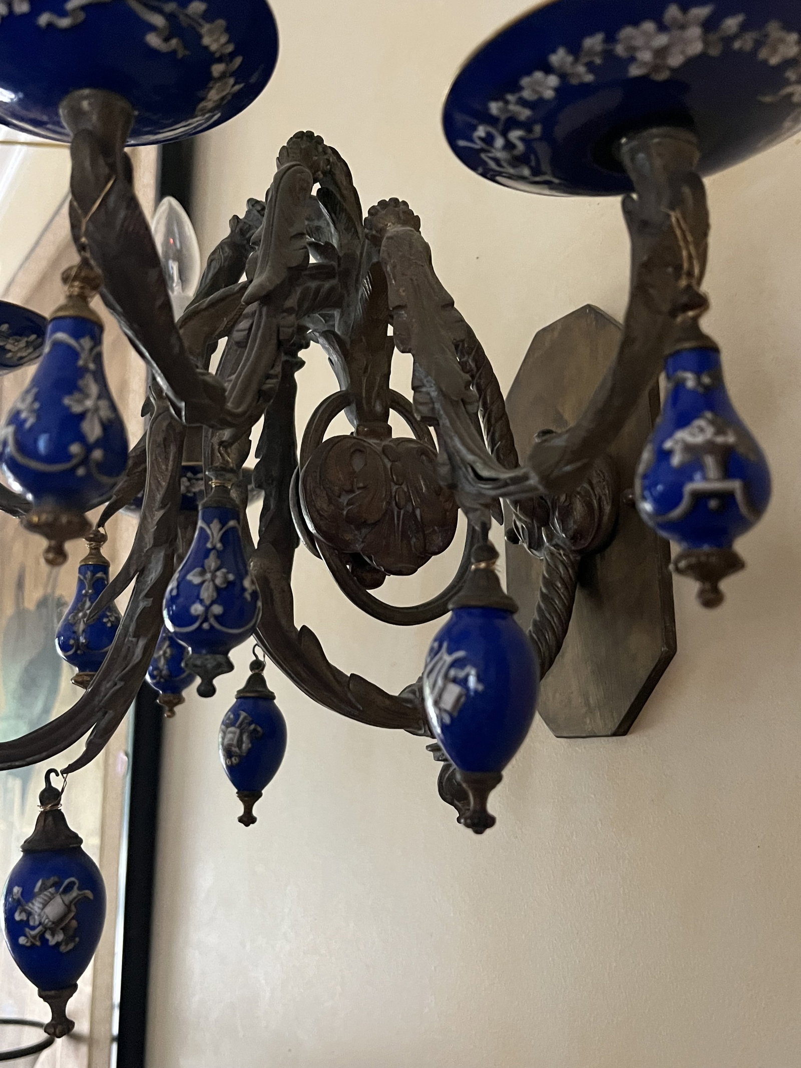 Antique French Bronze Wall Sconces - 5