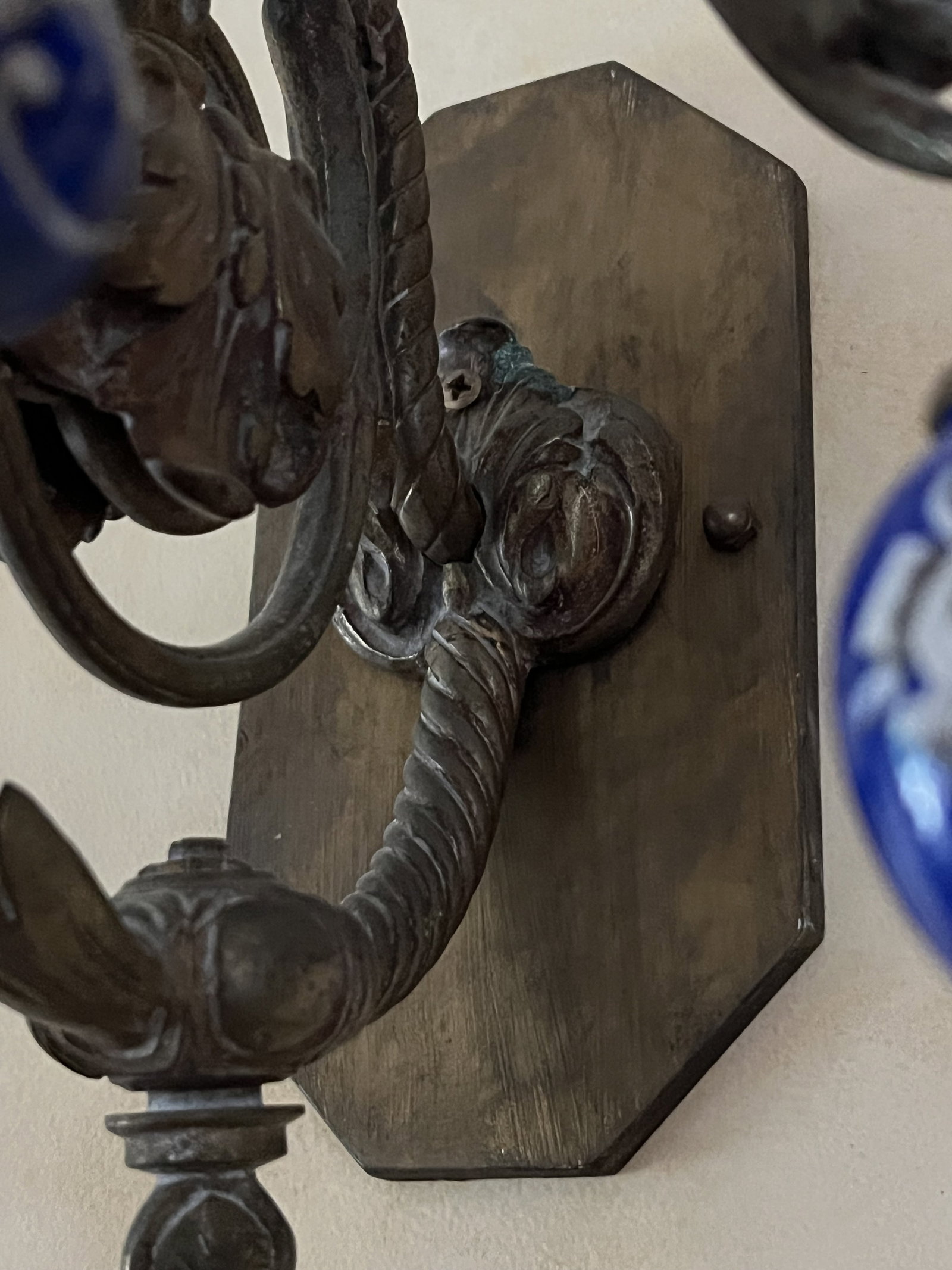 Antique French Bronze Wall Sconces - 6