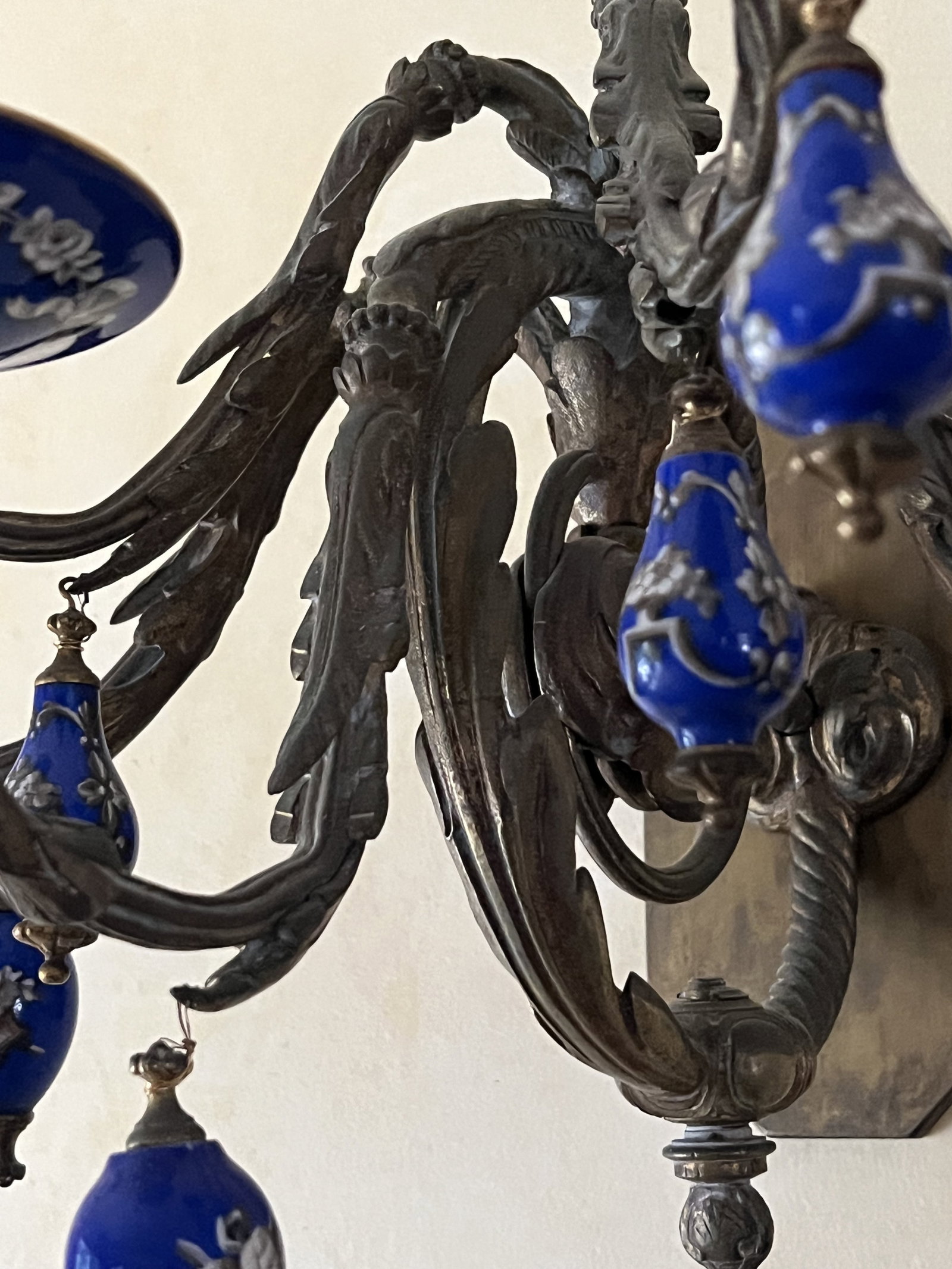 Antique French Bronze Wall Sconces - 8