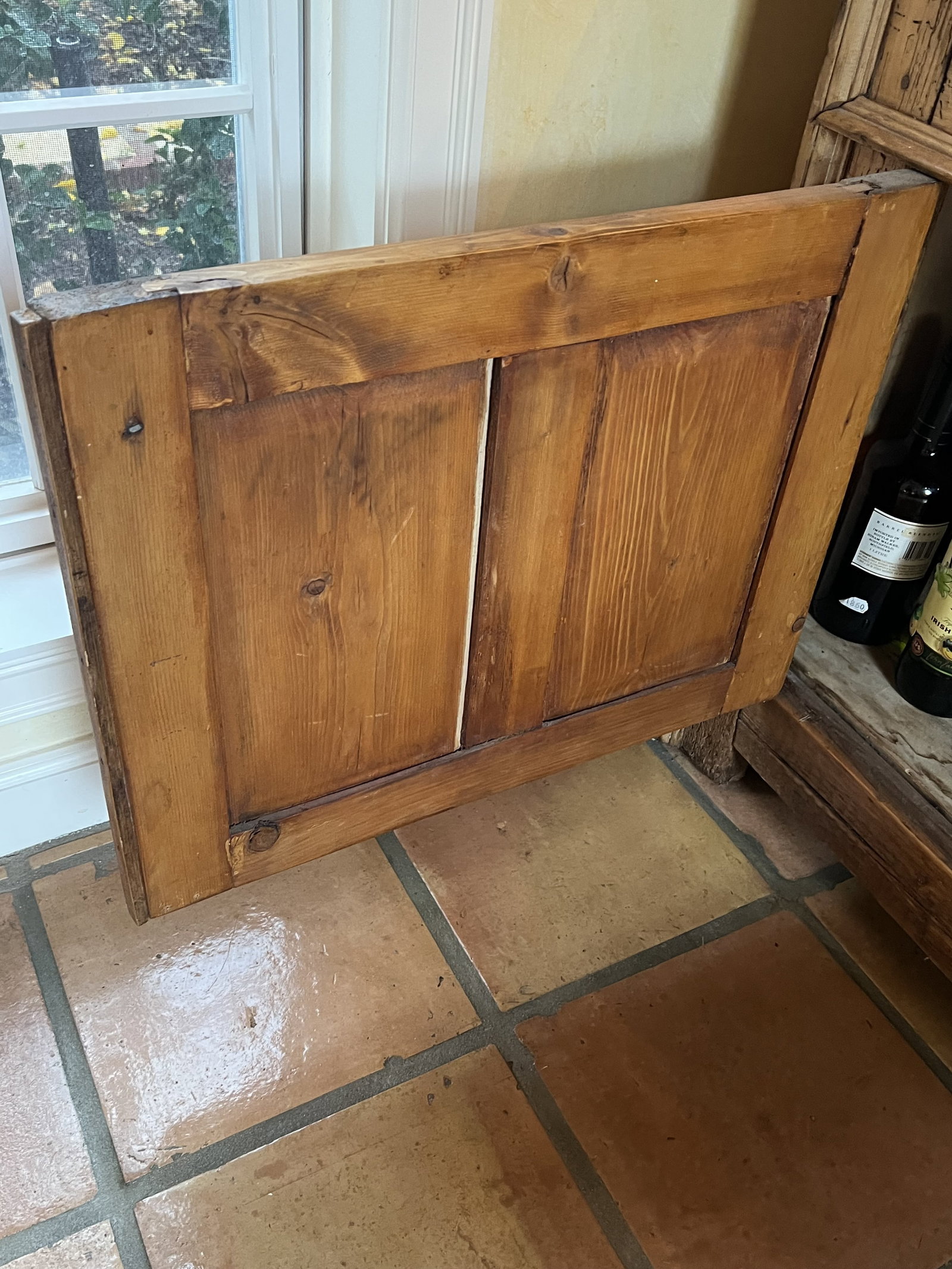 Antique Lighted Wormwood Pine Stepback Hutch - 9
