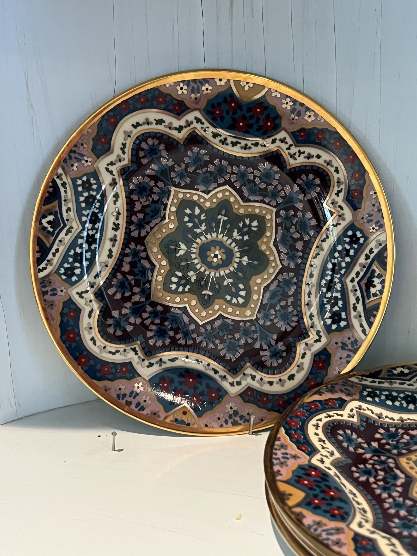 (16) Gold Buffet Royal Gallery Plates - 2