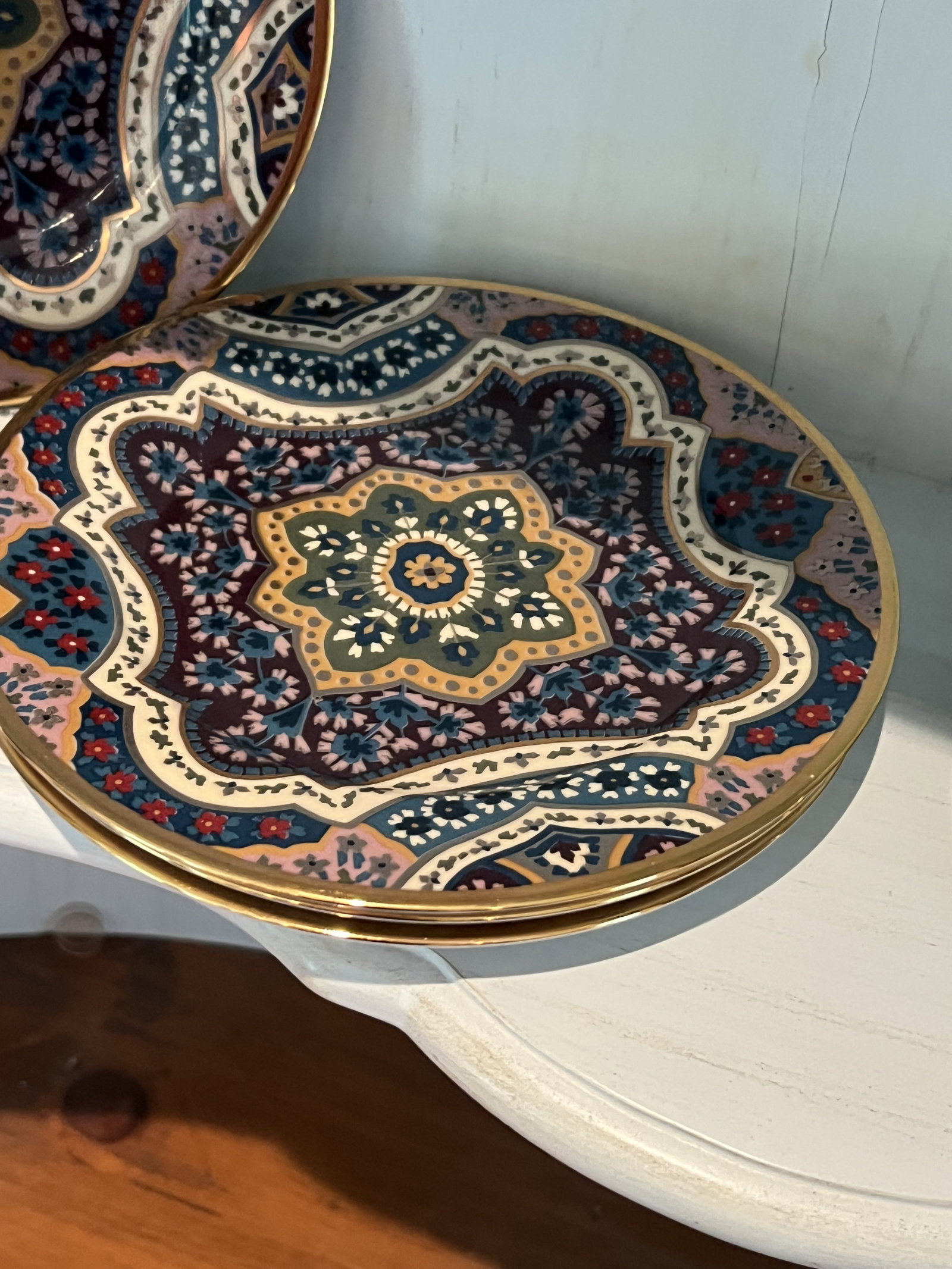 (16) Gold Buffet Royal Gallery Plates - 3