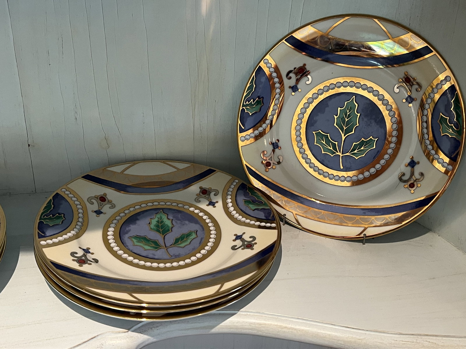 (16) Gold Buffet Royal Gallery Plates - 4