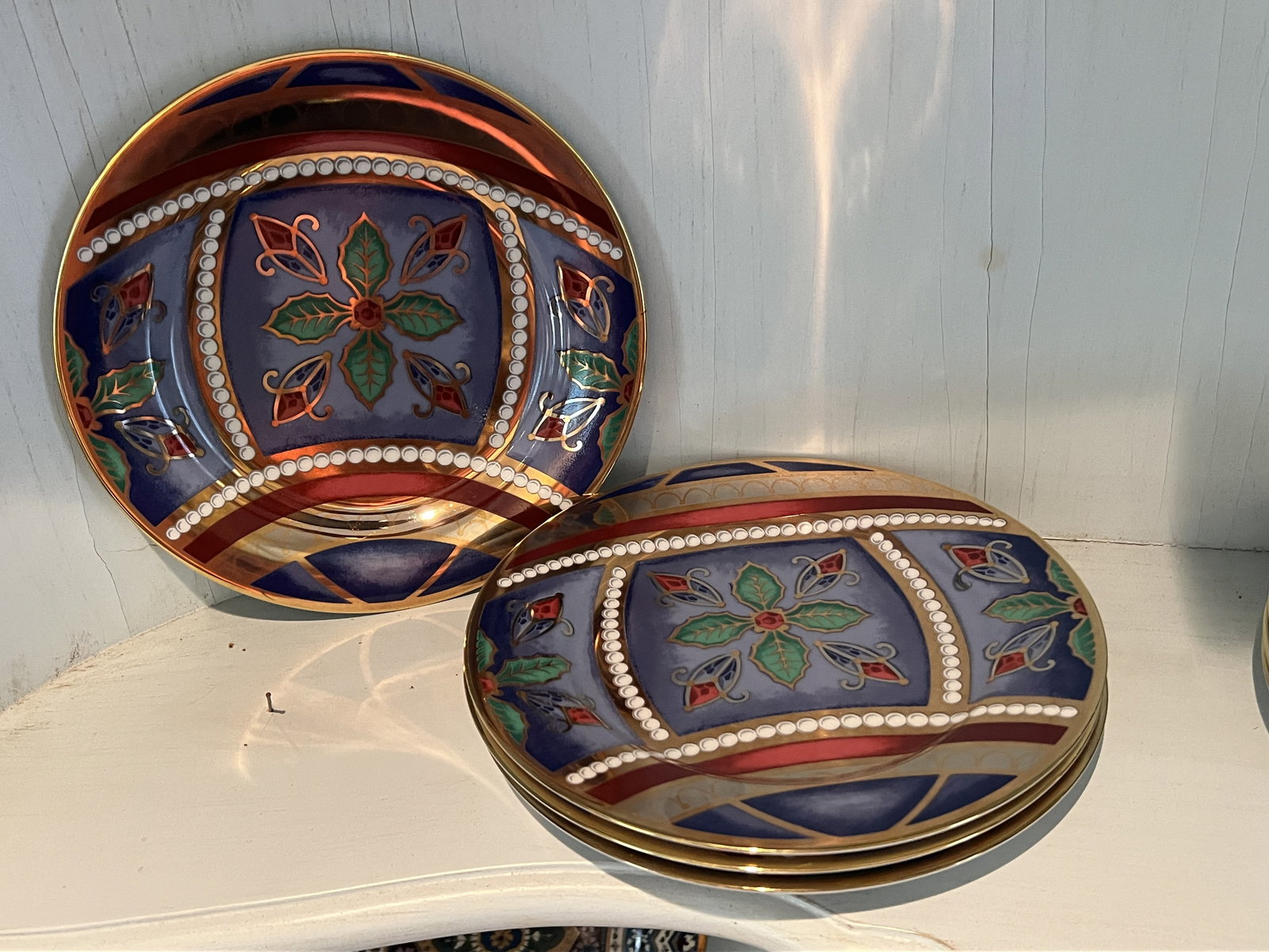 (16) Gold Buffet Royal Gallery Plates - 6