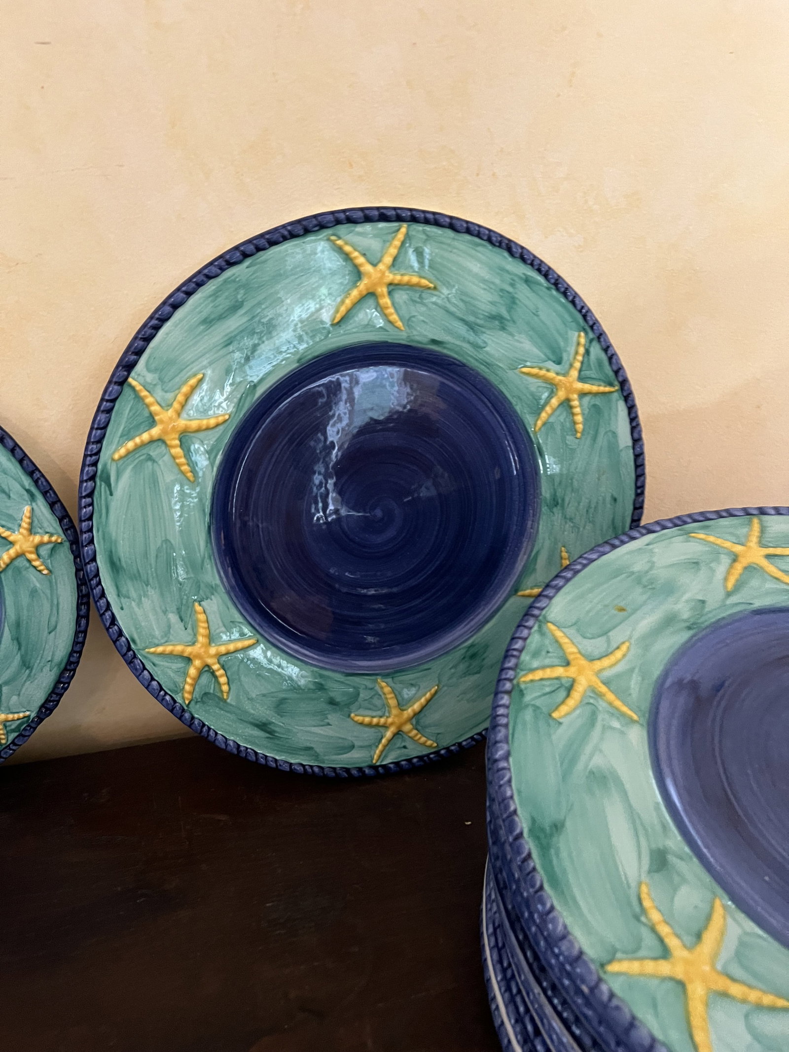 (20) Made in Italy Starfish Coastal Plates - 3
