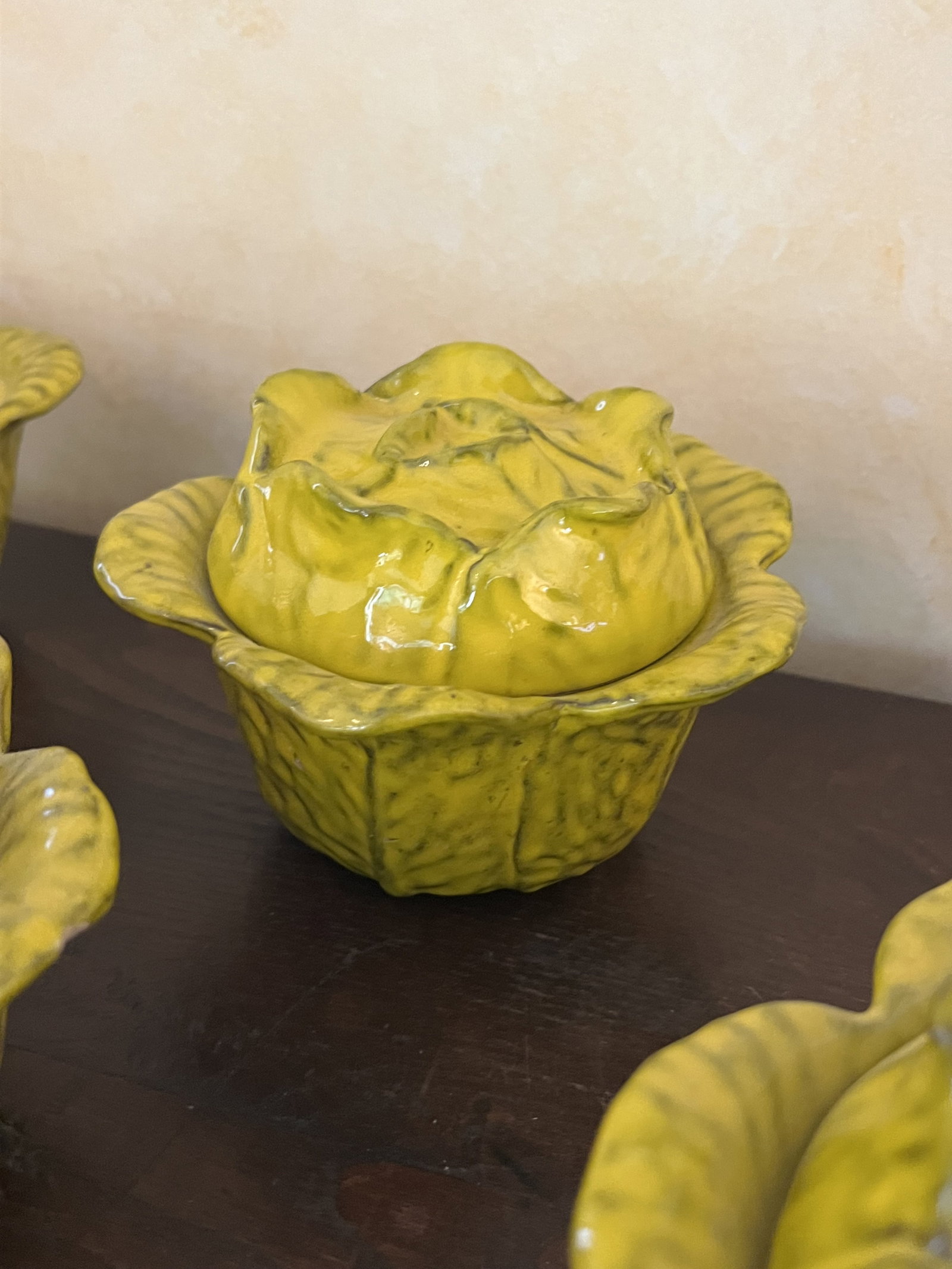 Vintage Italian Lidded Cabbage Bowls - 4