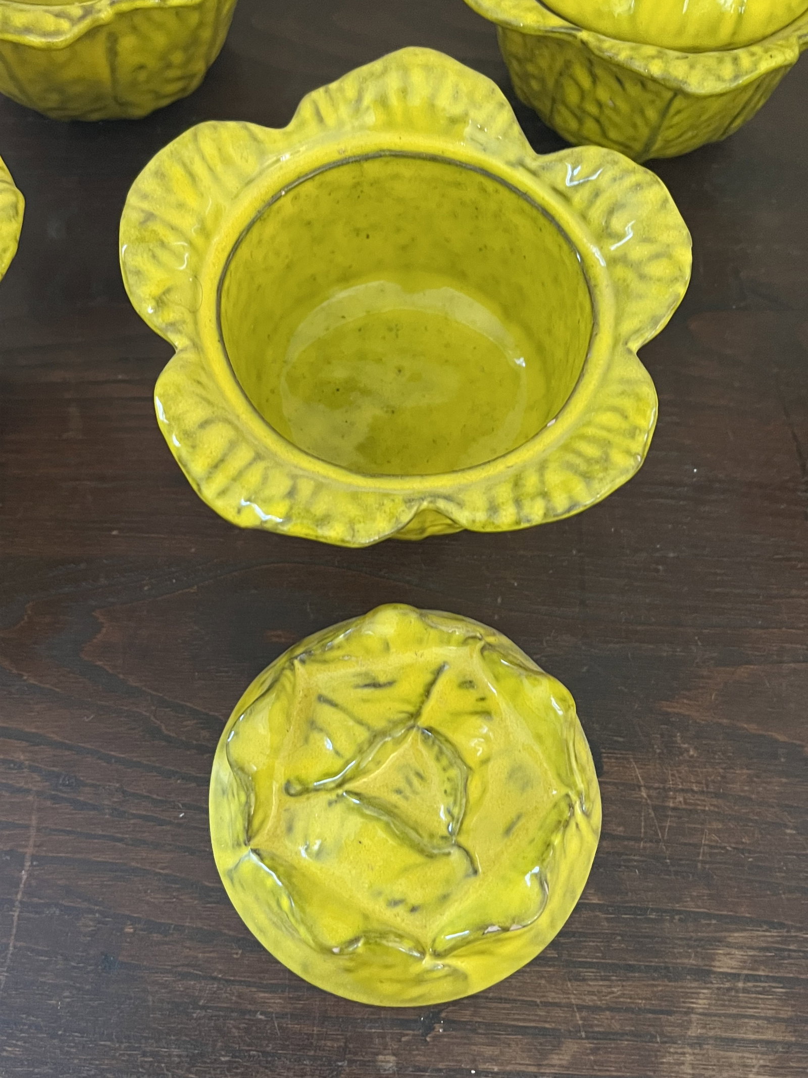 Vintage Italian Lidded Cabbage Bowls - 5