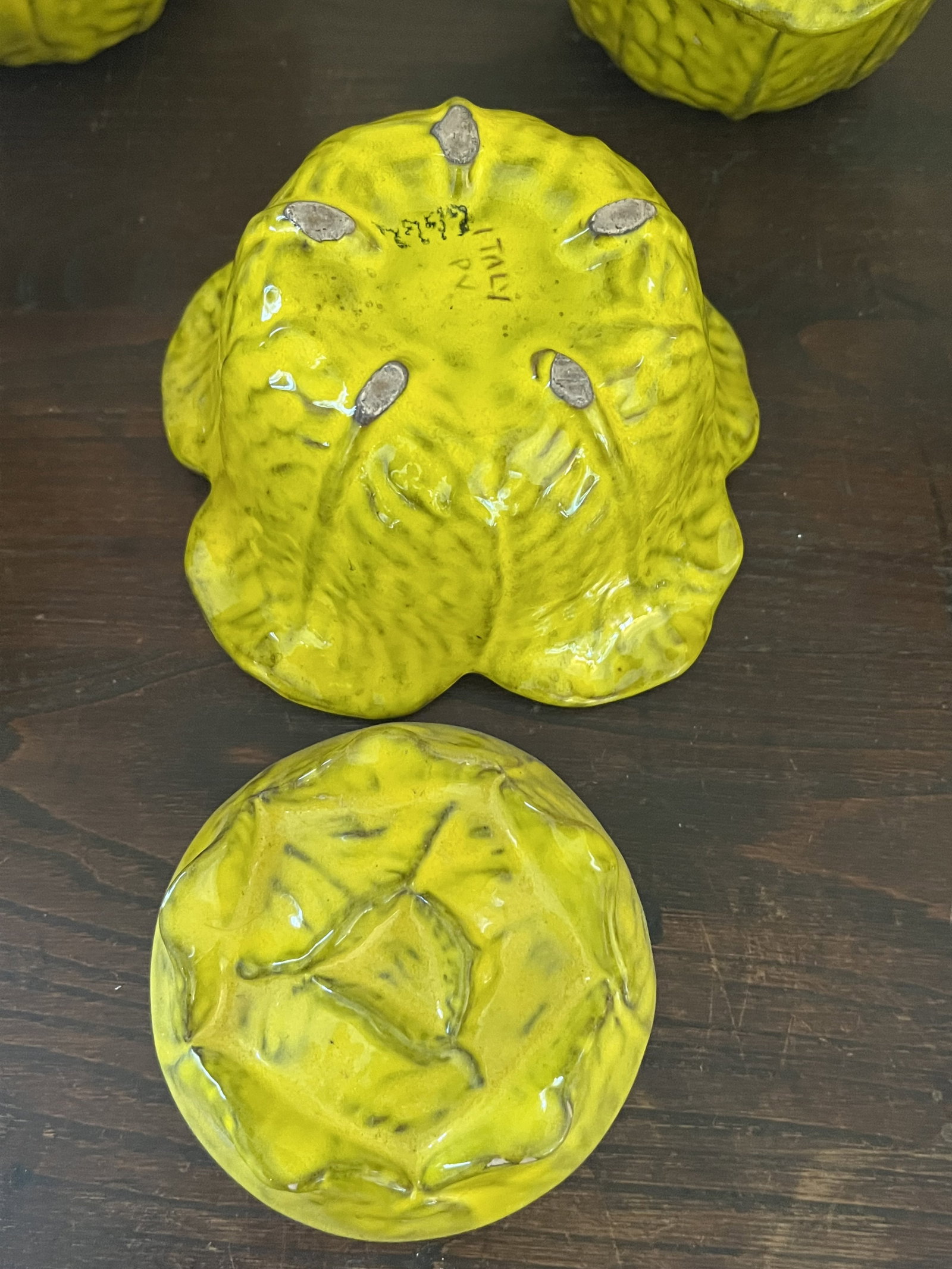 Vintage Italian Lidded Cabbage Bowls - 6