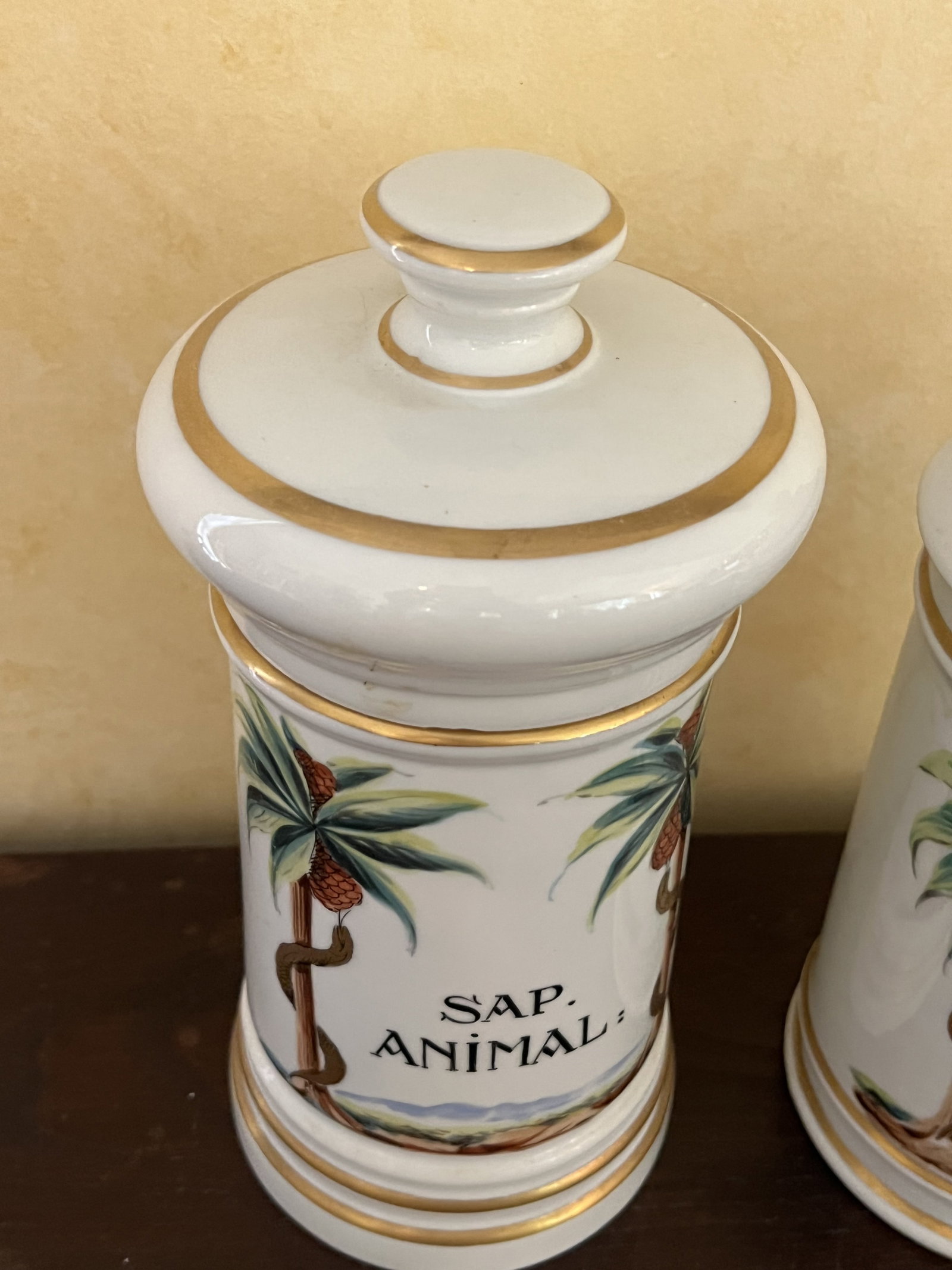 Antique French Apothecary Jars - 2