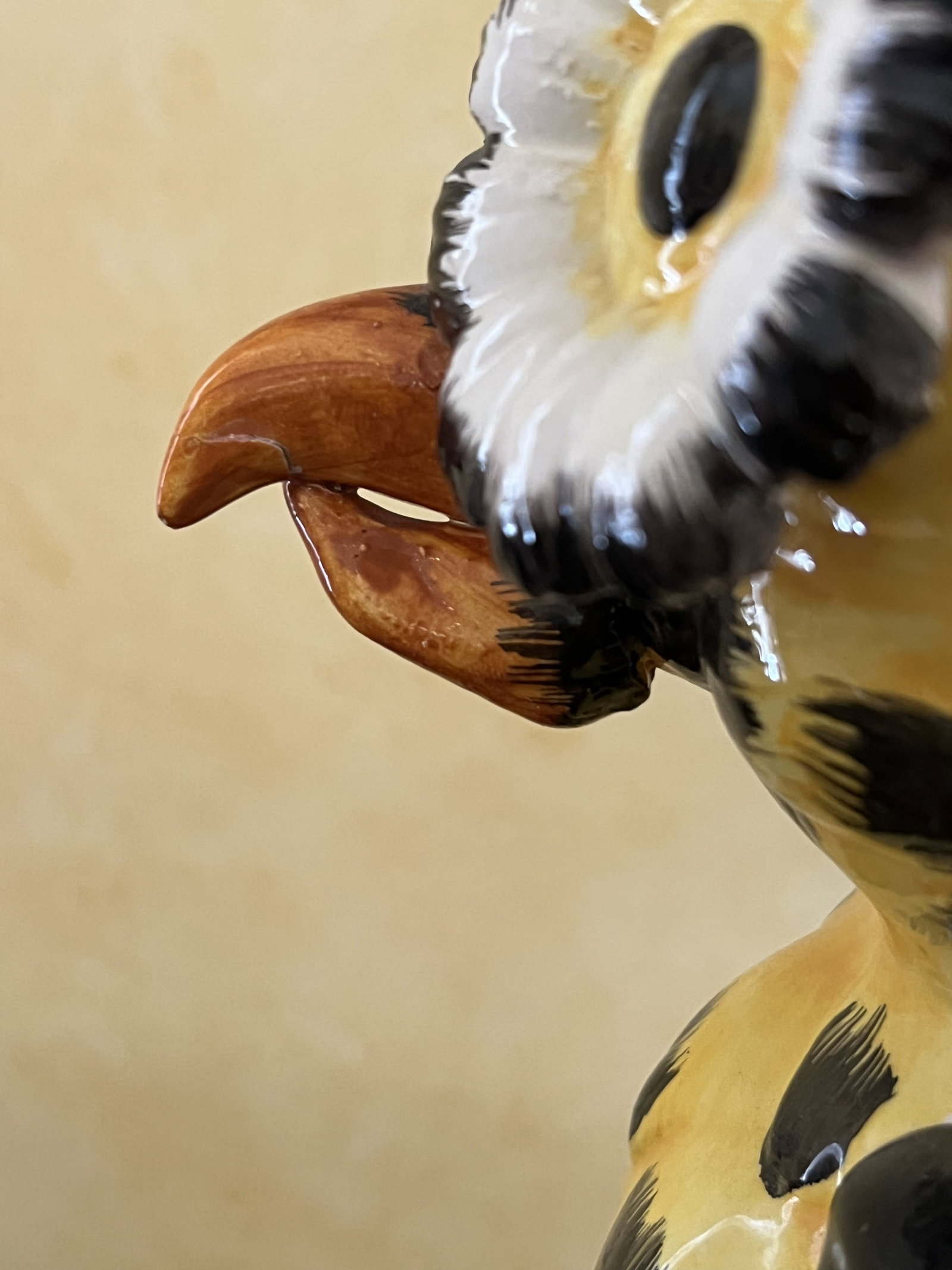 Vintage Italian Pottery Owl - 5
