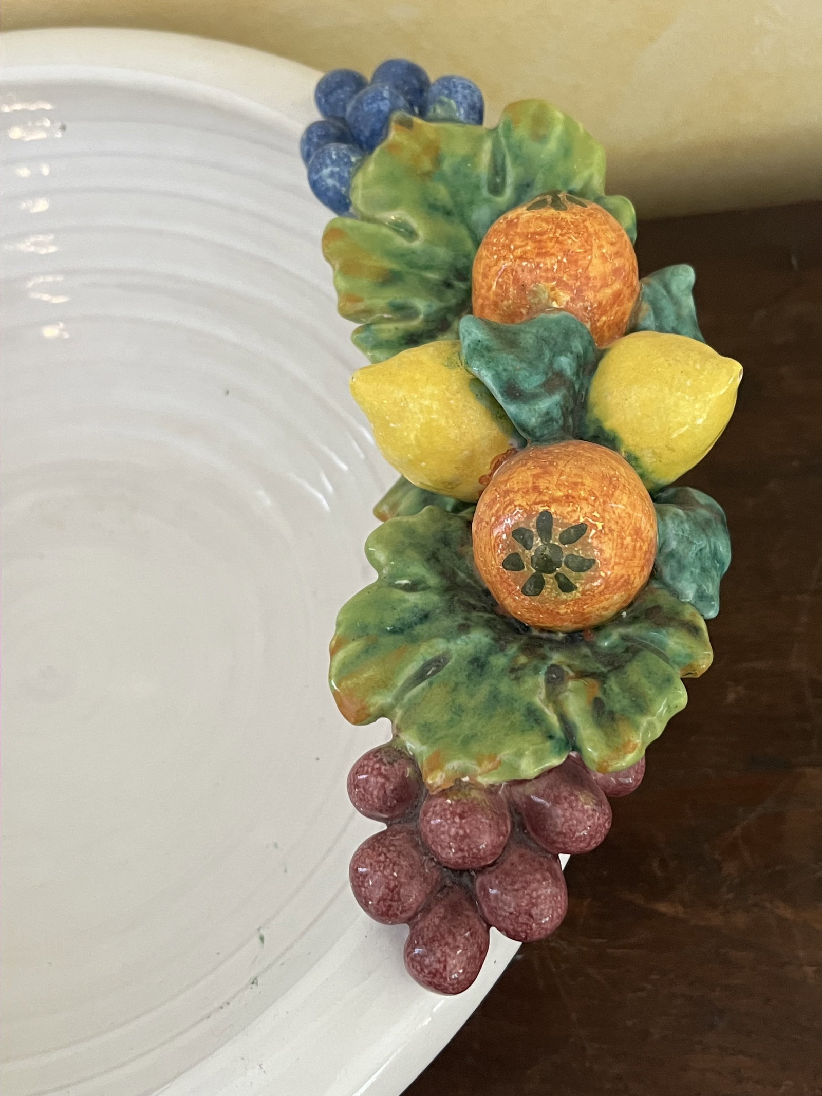 Italian Style Fruit Centerpiece Bowl - 3