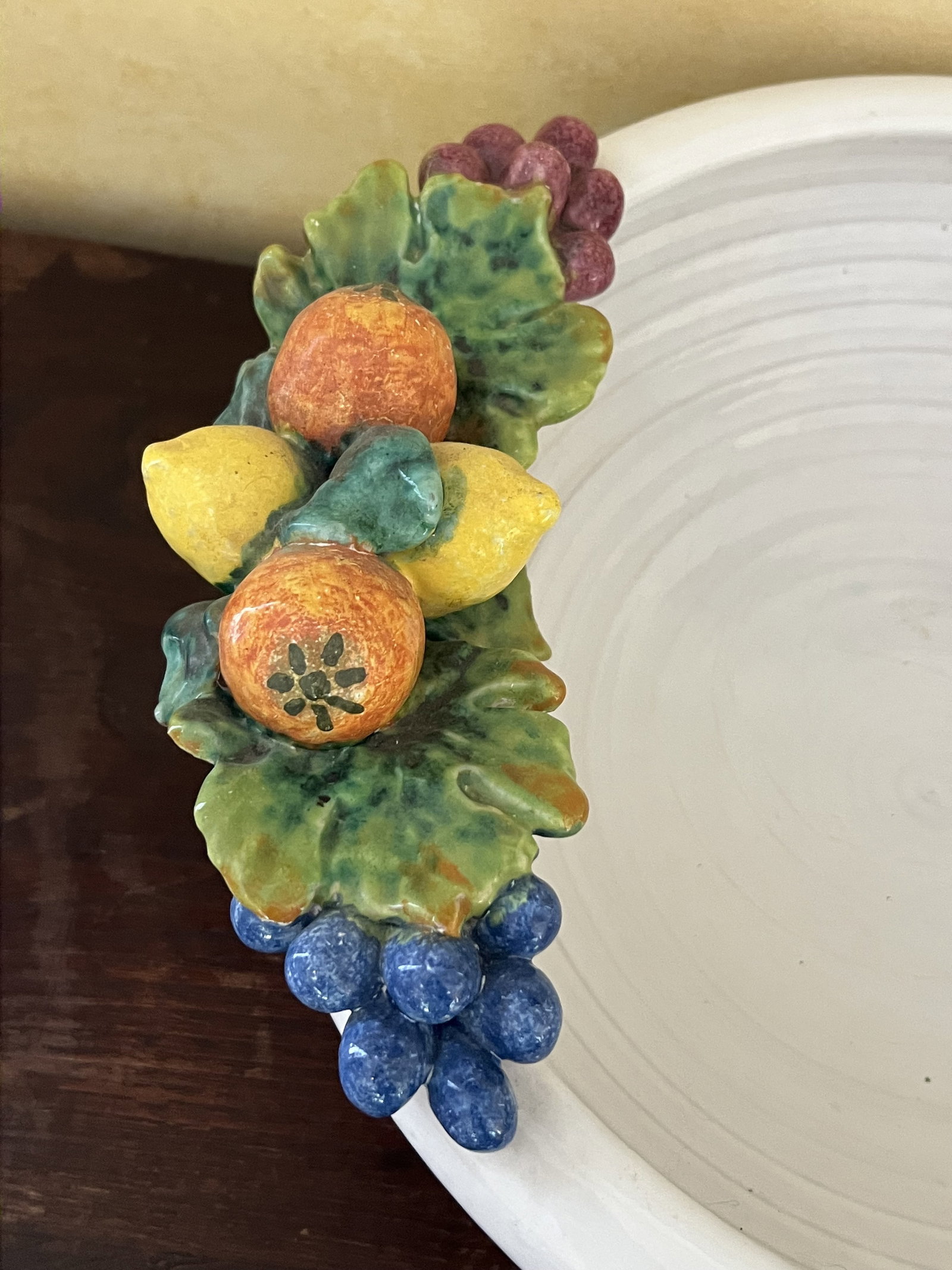 Italian Style Fruit Centerpiece Bowl - 4