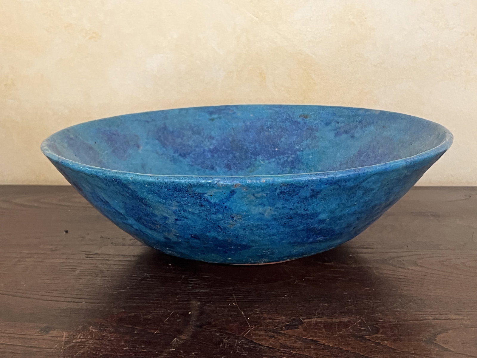 Turquoise Blue Pottery Bowl Austria - 2