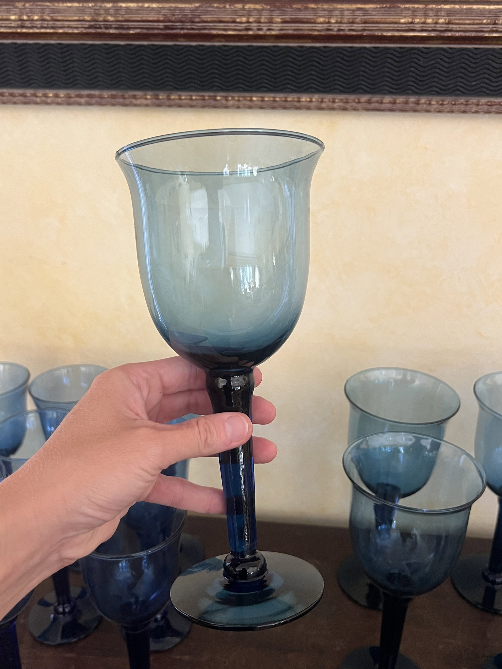 Cobalt Blue Wine Glasses - 3
