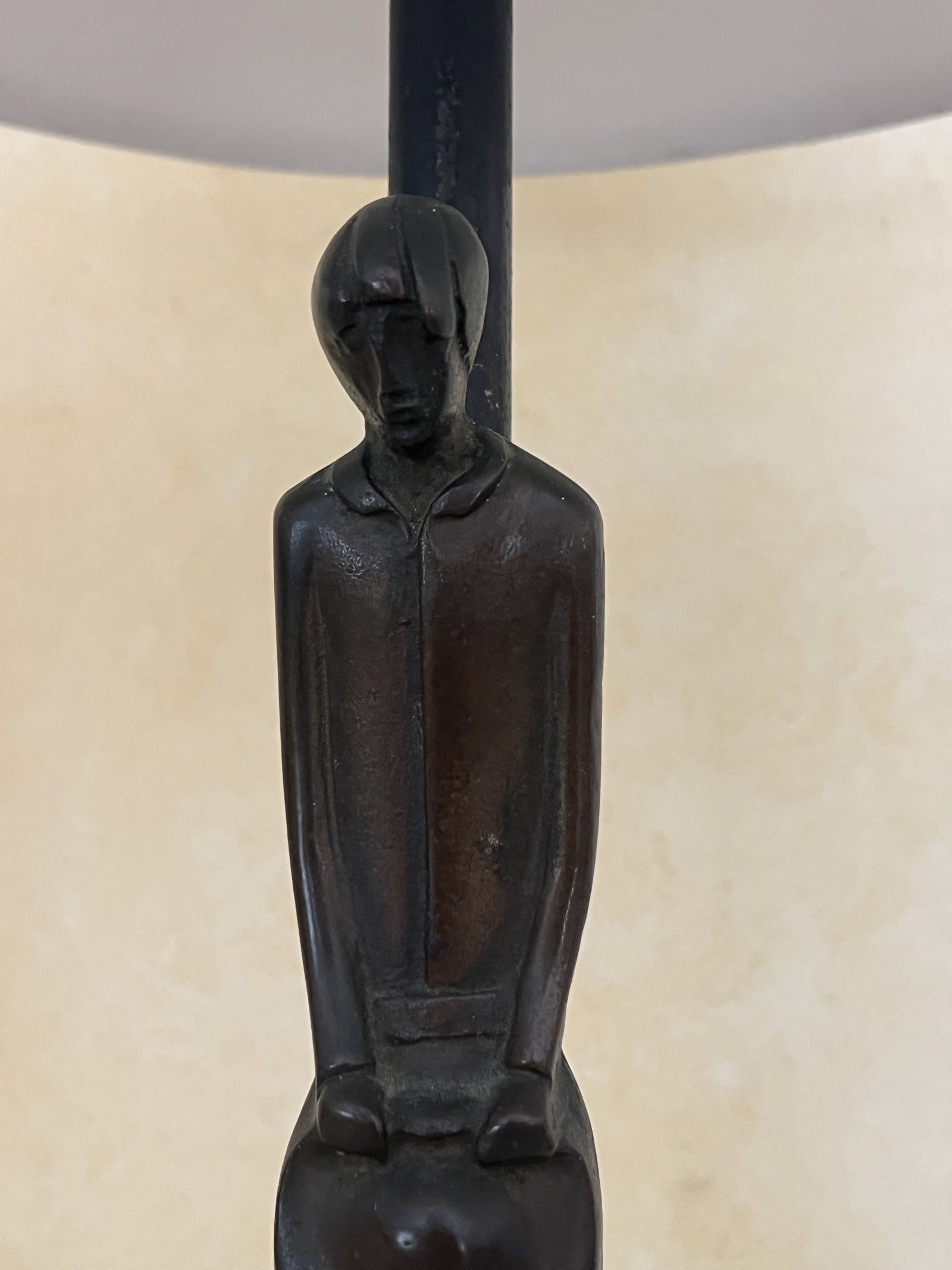 Bronze Figure Lamp - 4