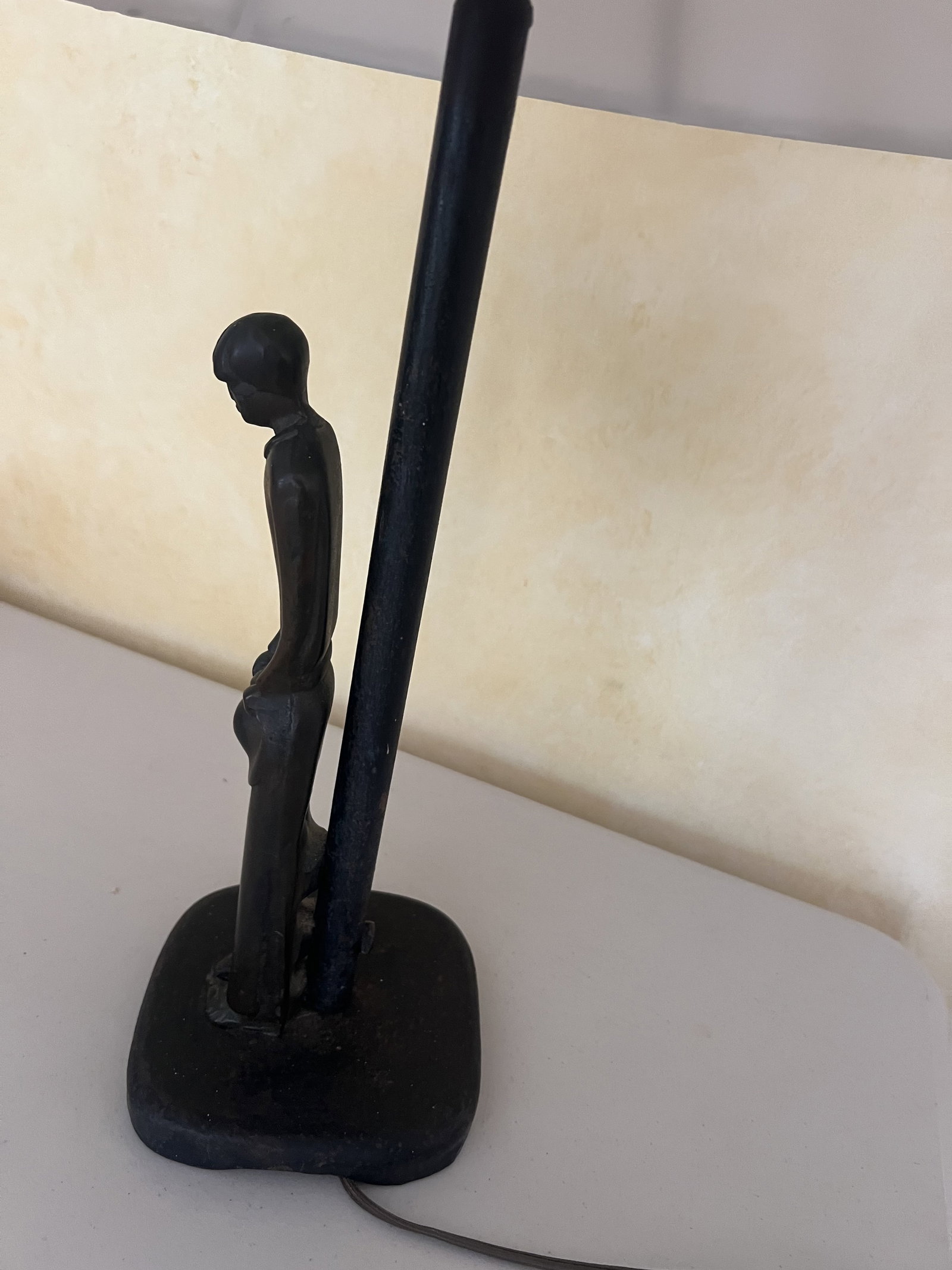 Bronze Figure Lamp - 8