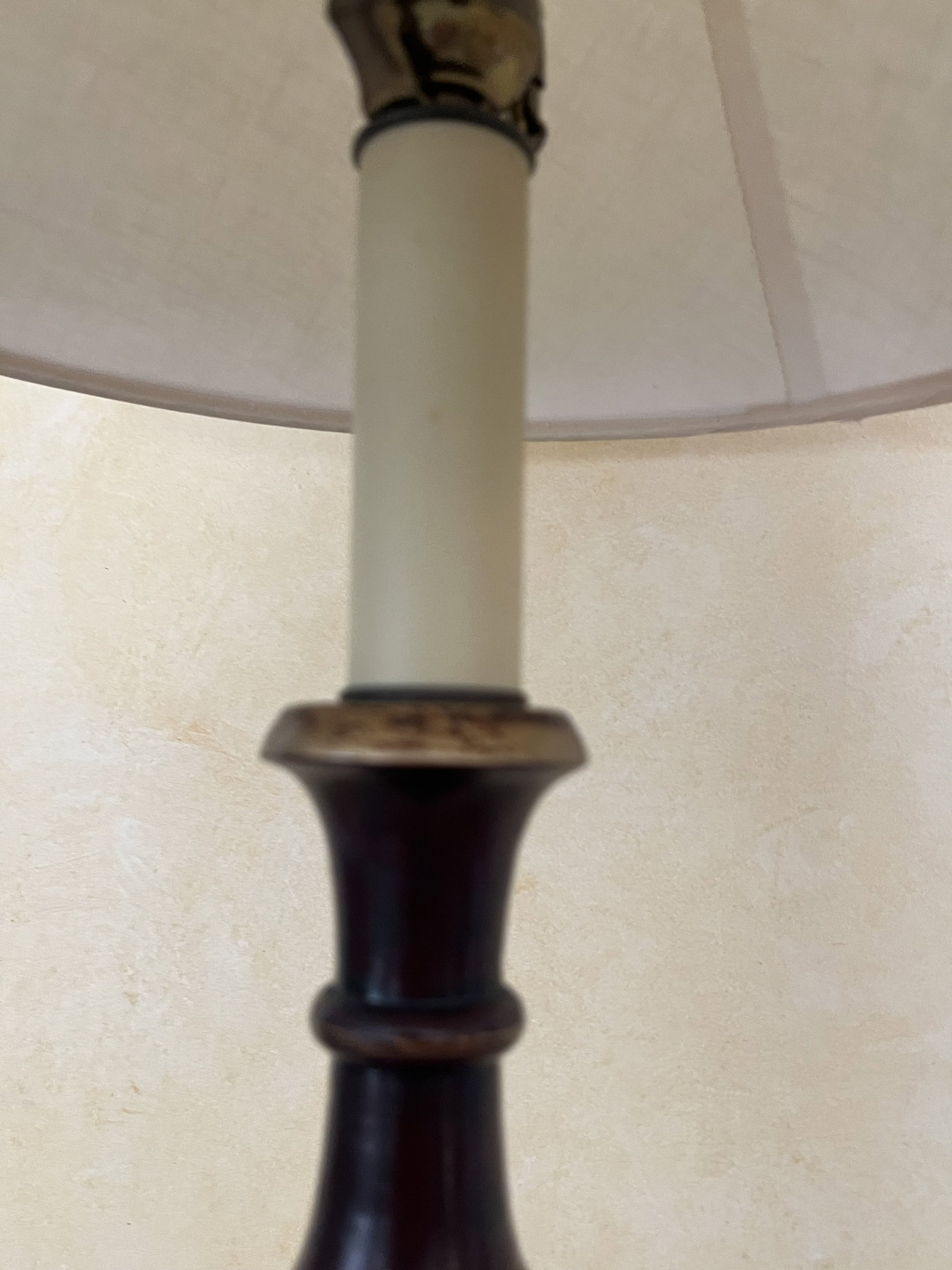 Red Tole Table Lamp - 5