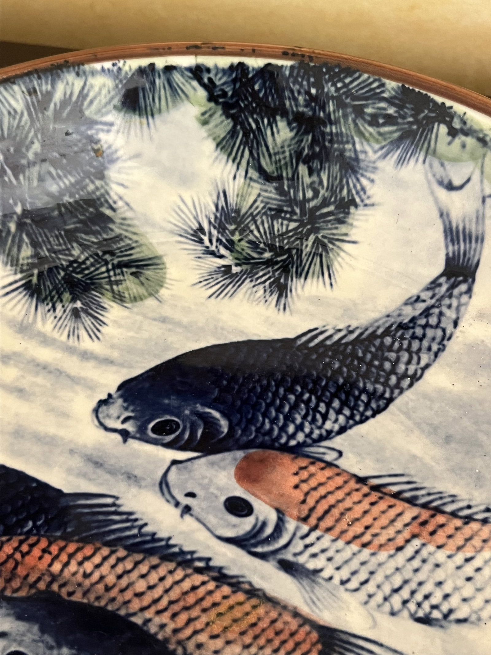 Japanese Koi Centerpiece Bowl - 2