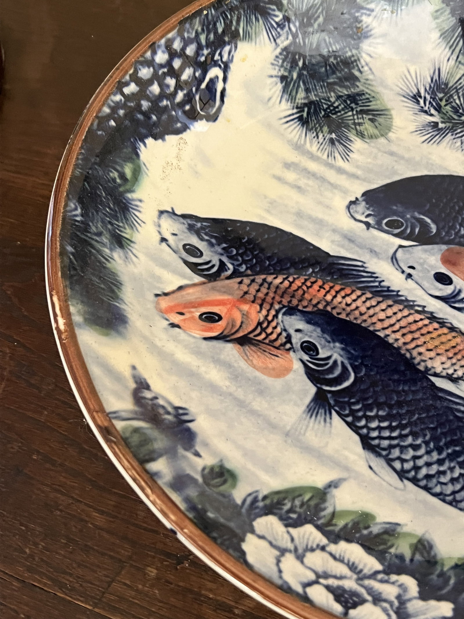 Japanese Koi Centerpiece Bowl - 3
