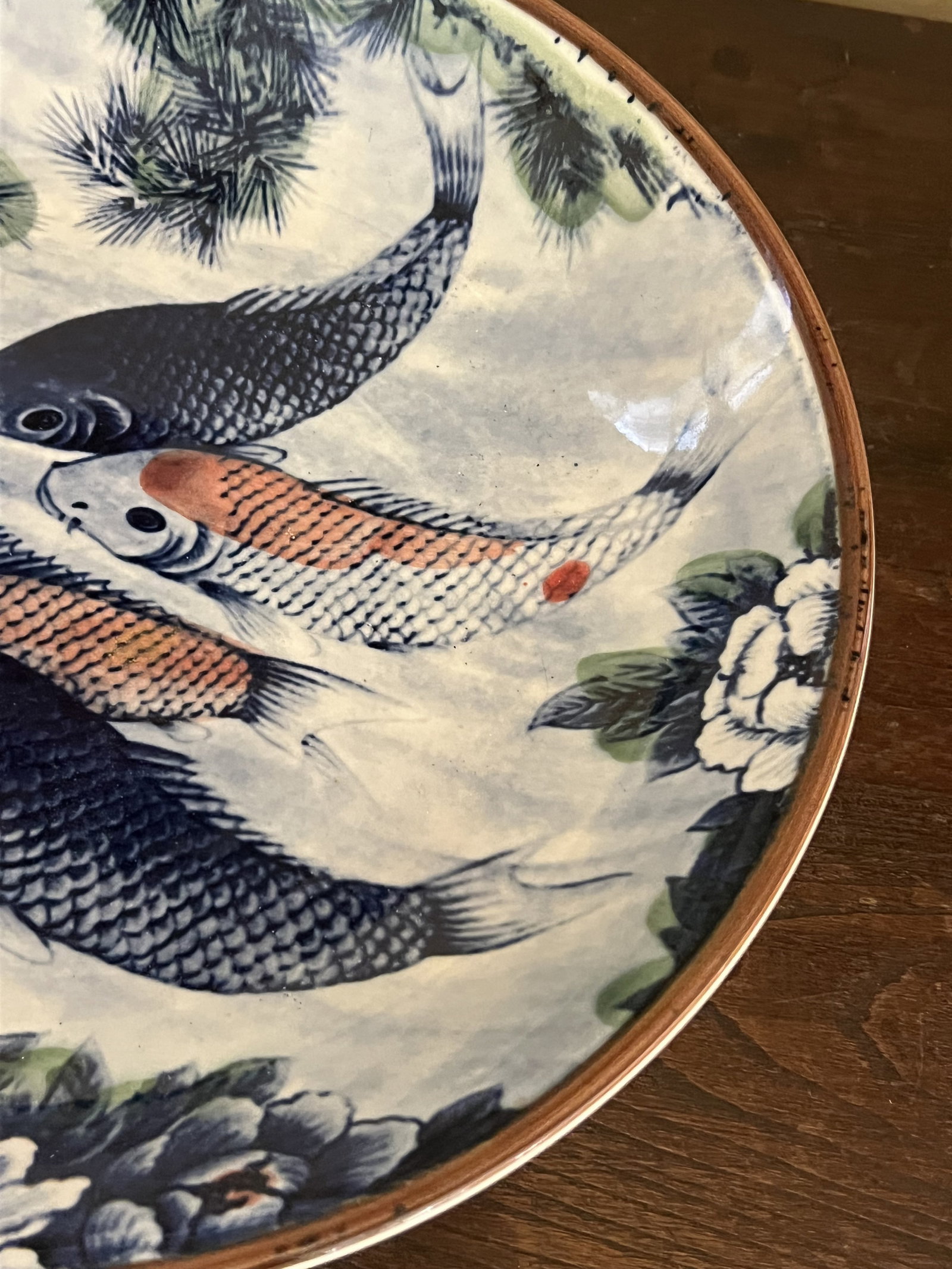 Japanese Koi Centerpiece Bowl - 4