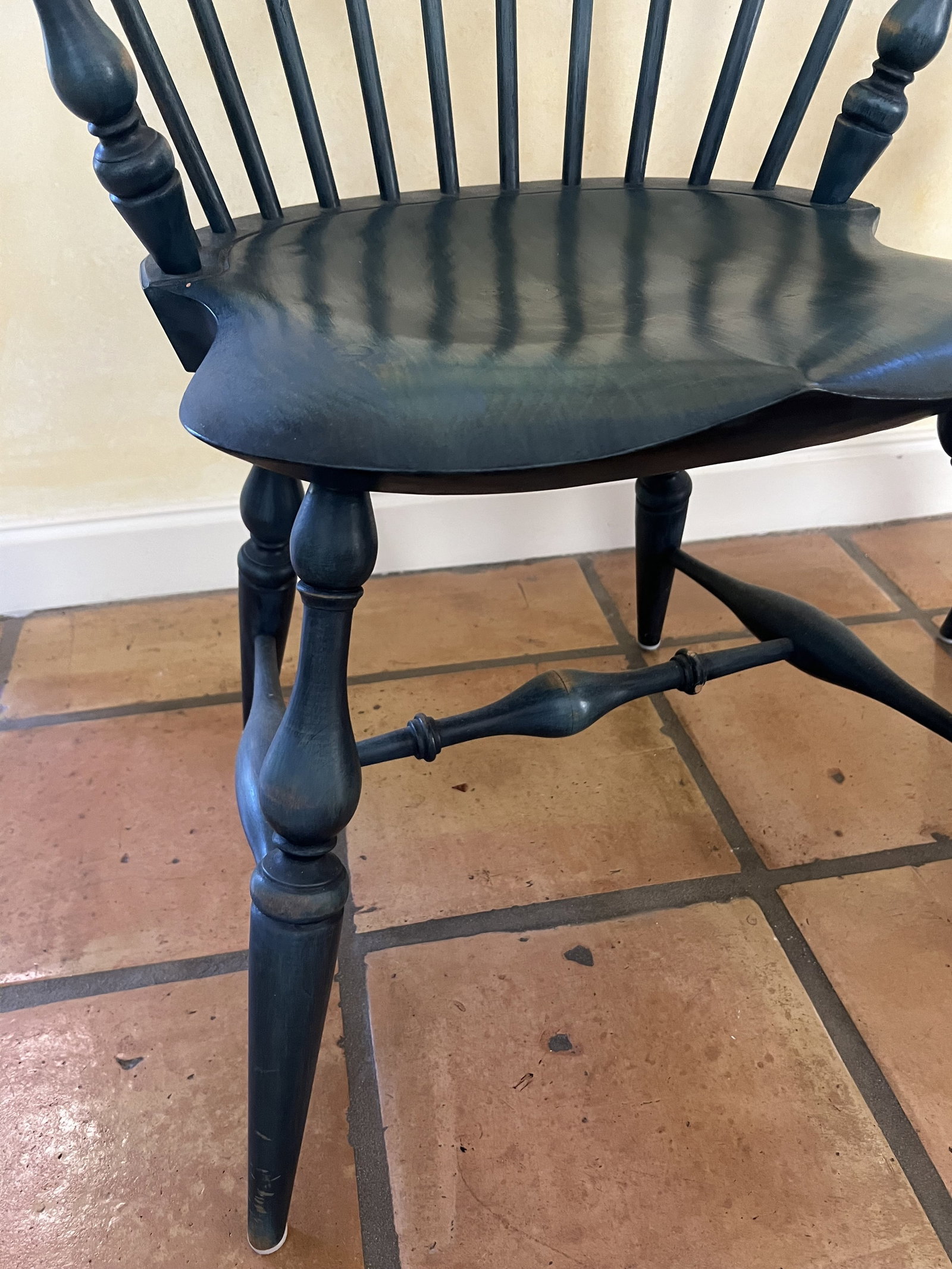 Pair of Warren Chair Works Windsor Comb Back Chairs - 2