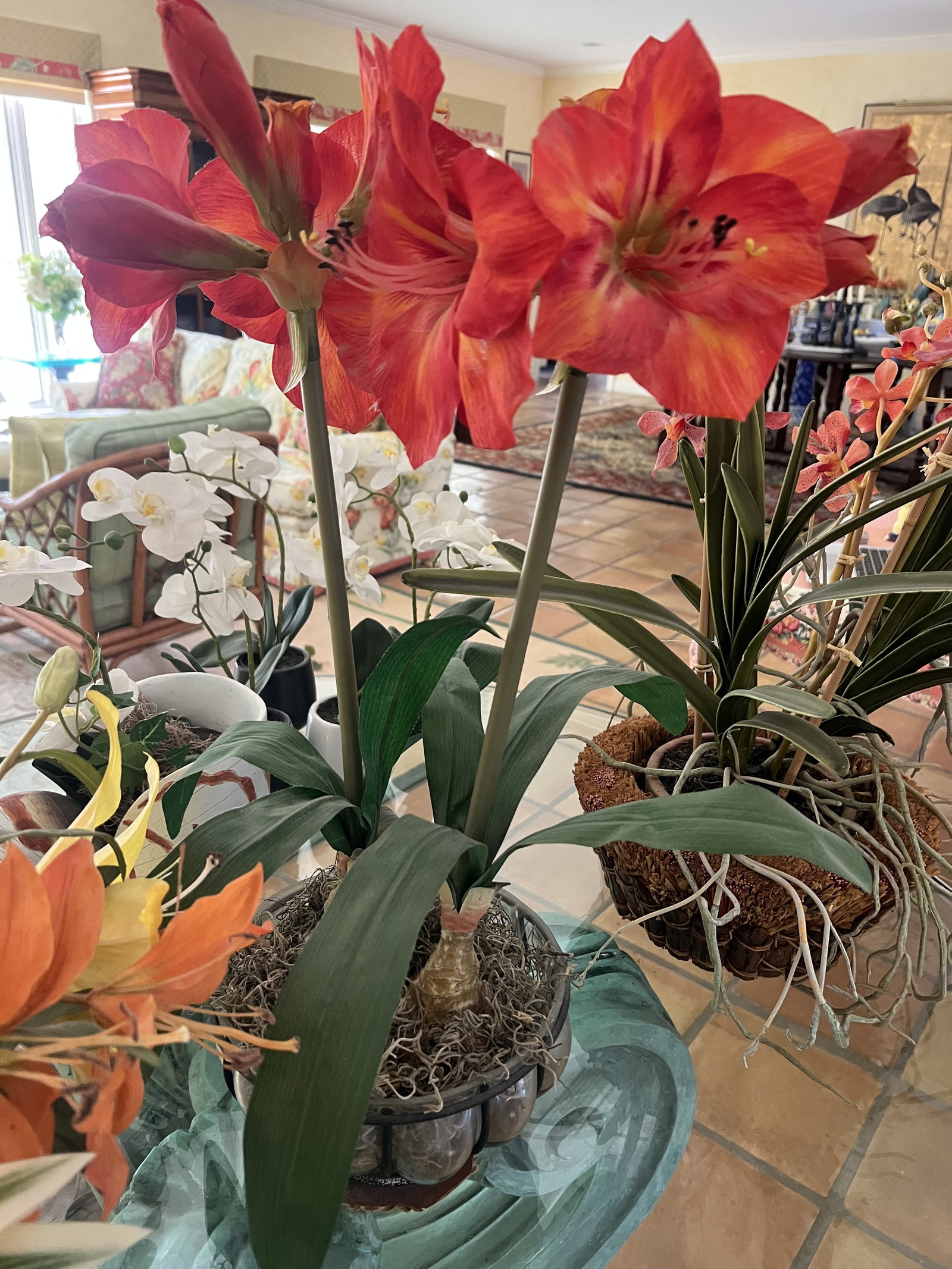 Artificial Faux Flower Centerpieces - 10