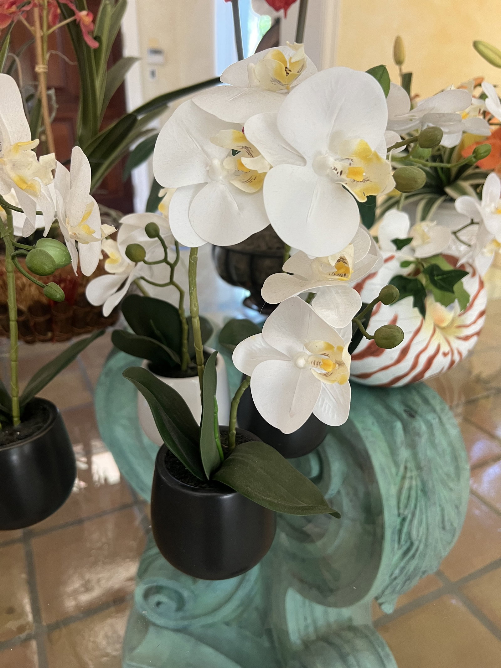 Artificial Faux Flower Centerpieces - 2
