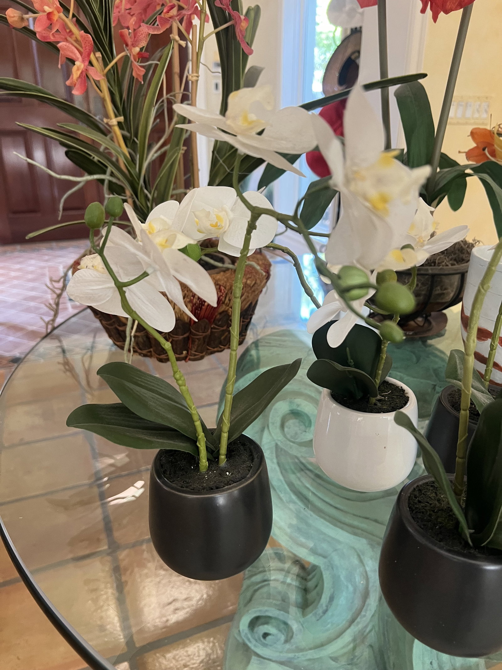 Artificial Faux Flower Centerpieces - 3
