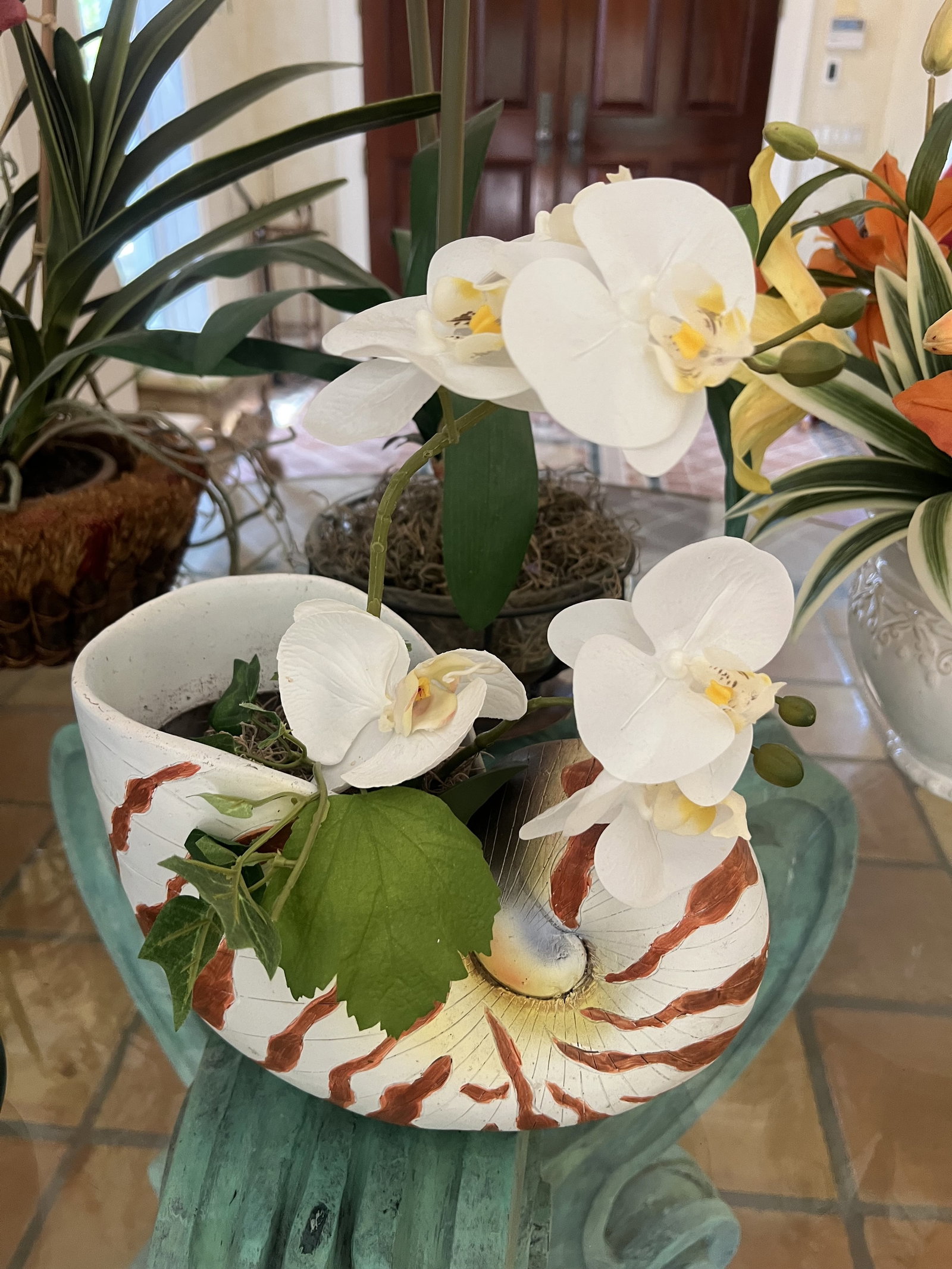 Artificial Faux Flower Centerpieces - 6