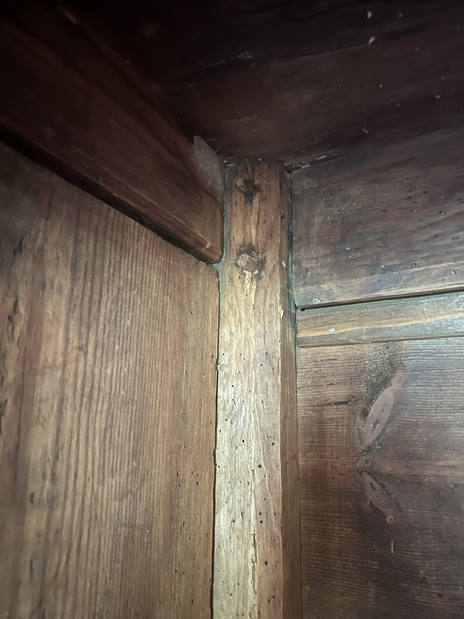 Antique Oak Armoire - 13