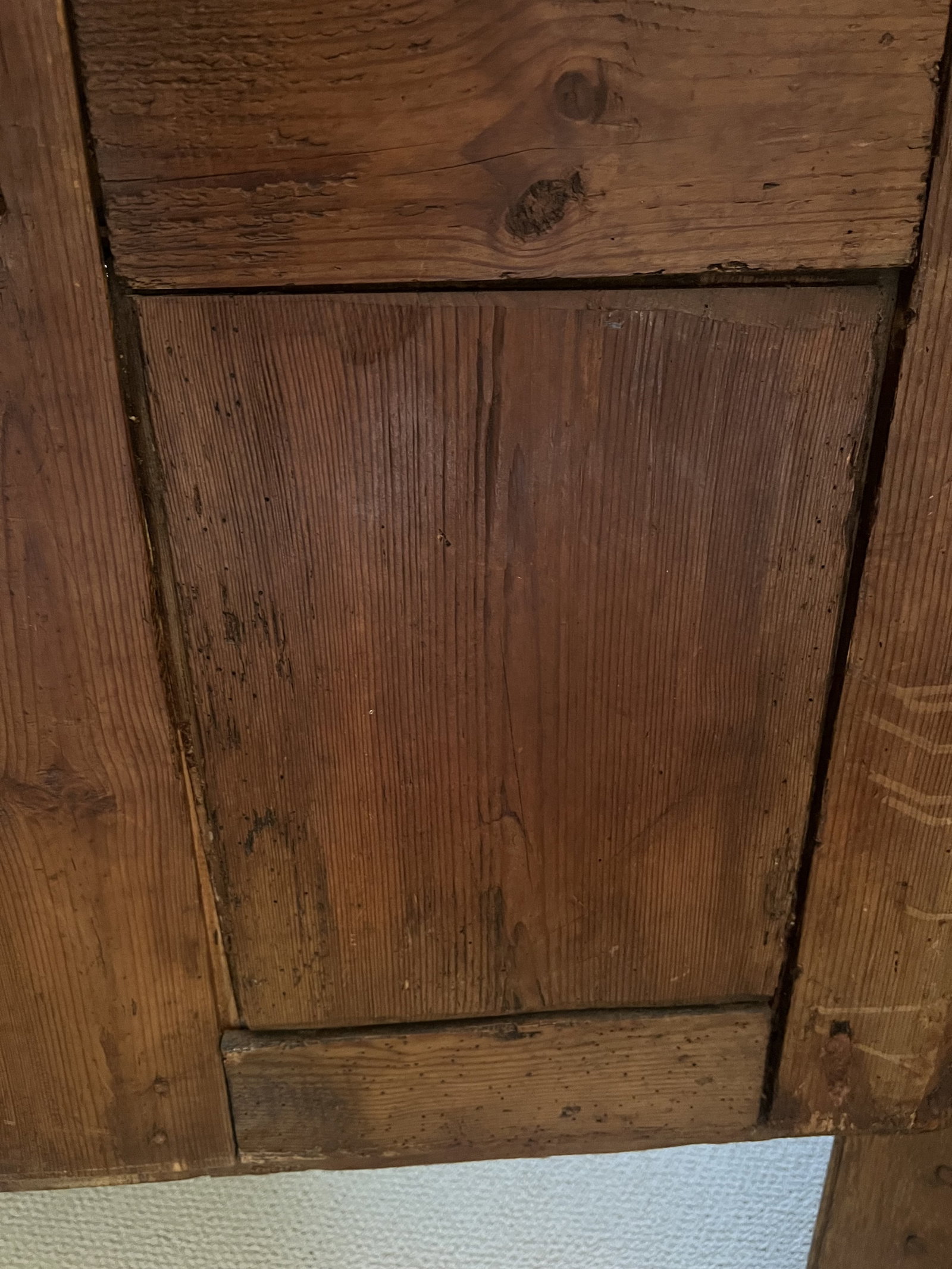 Antique Oak Armoire - 14