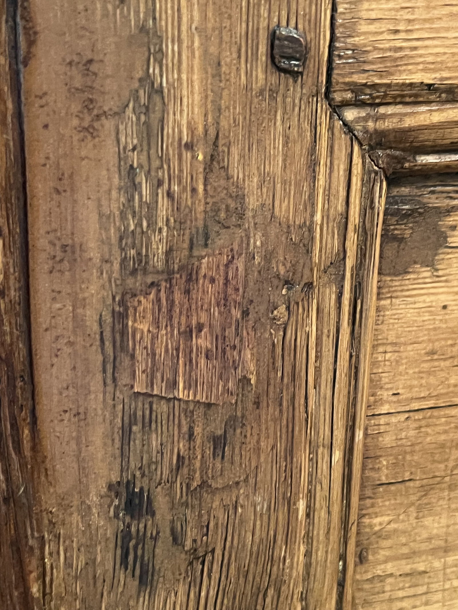 Antique Oak Armoire - 17