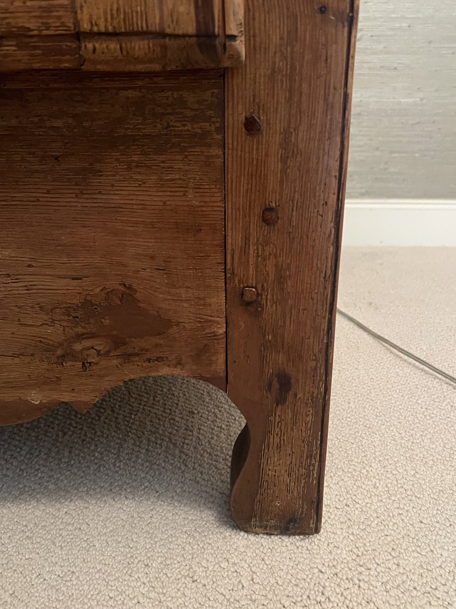 Antique Oak Armoire - 3