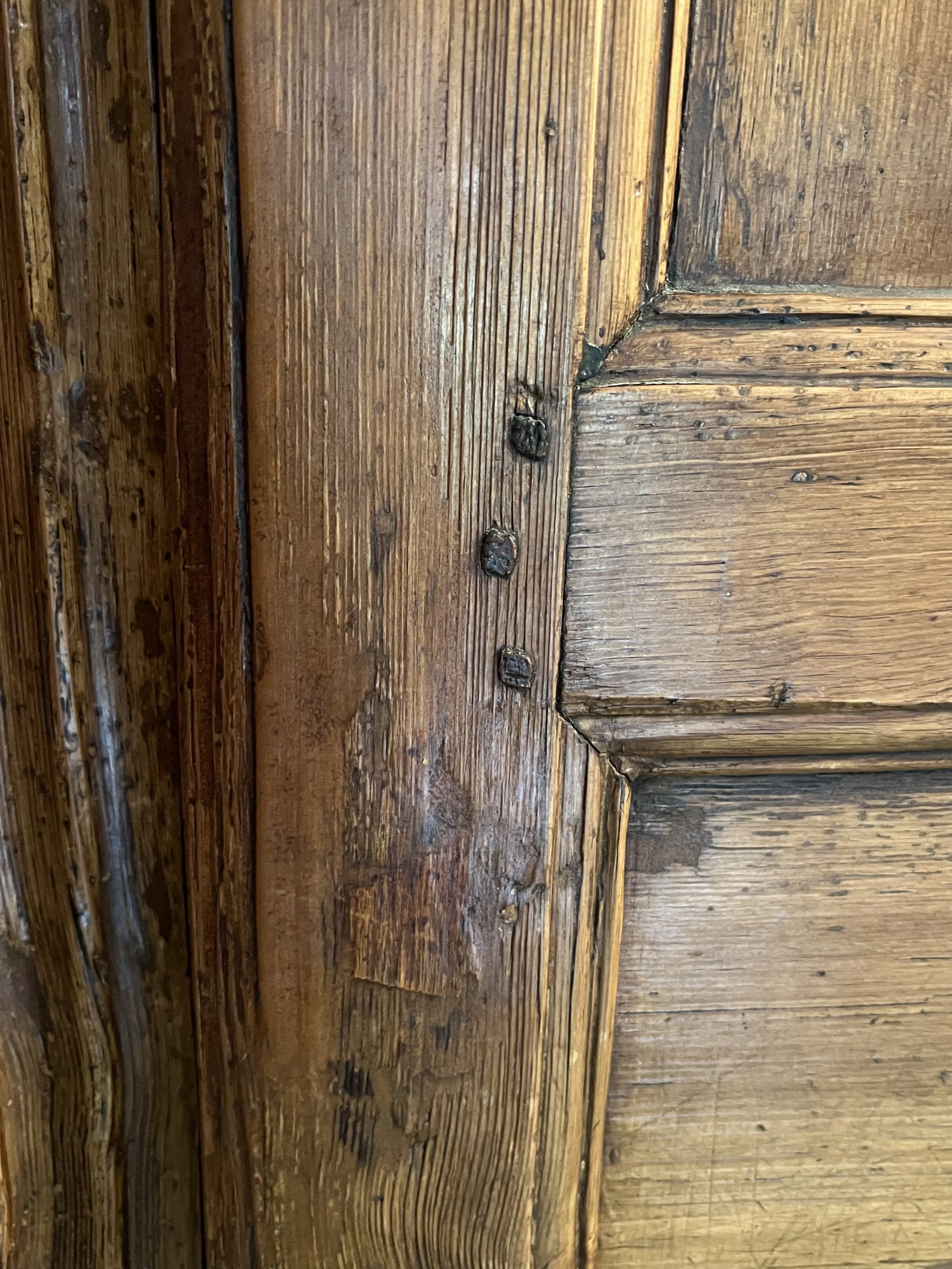 Antique Oak Armoire - 4