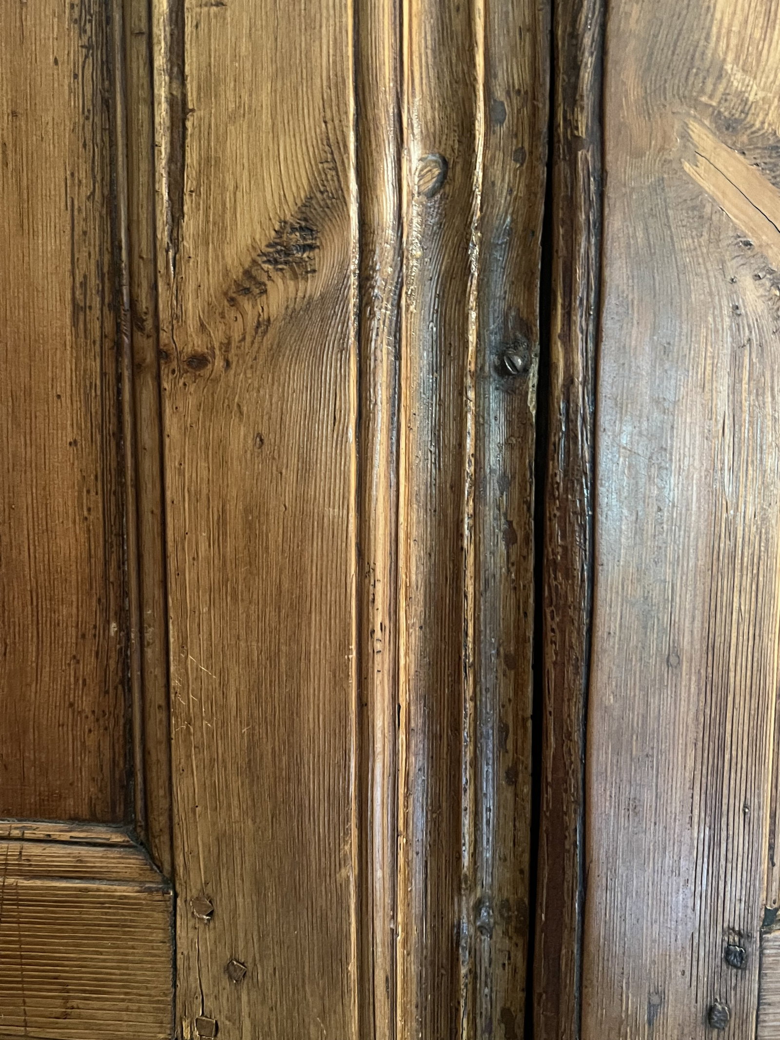 Antique Oak Armoire - 5