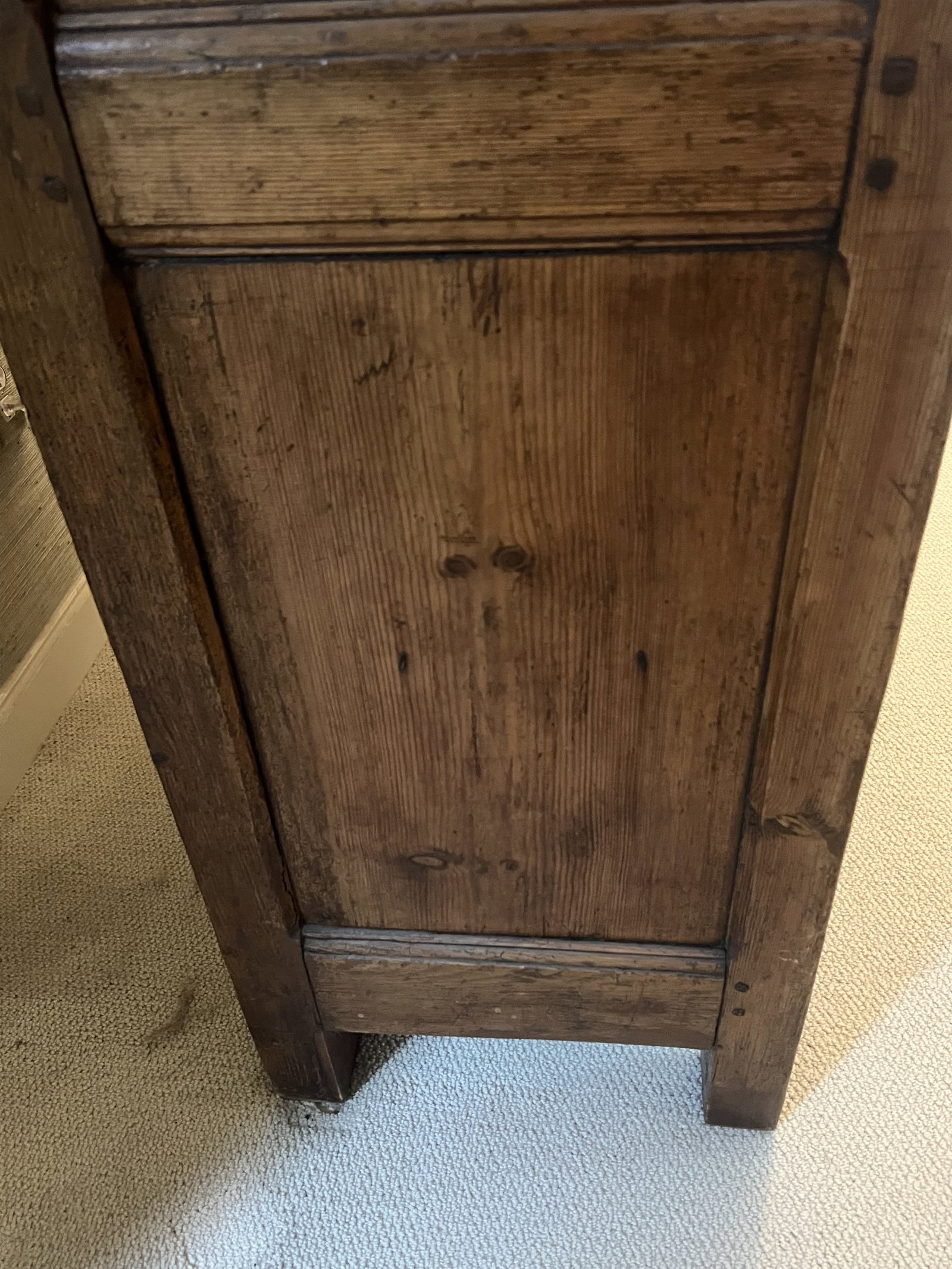 Antique Oak Armoire - 8