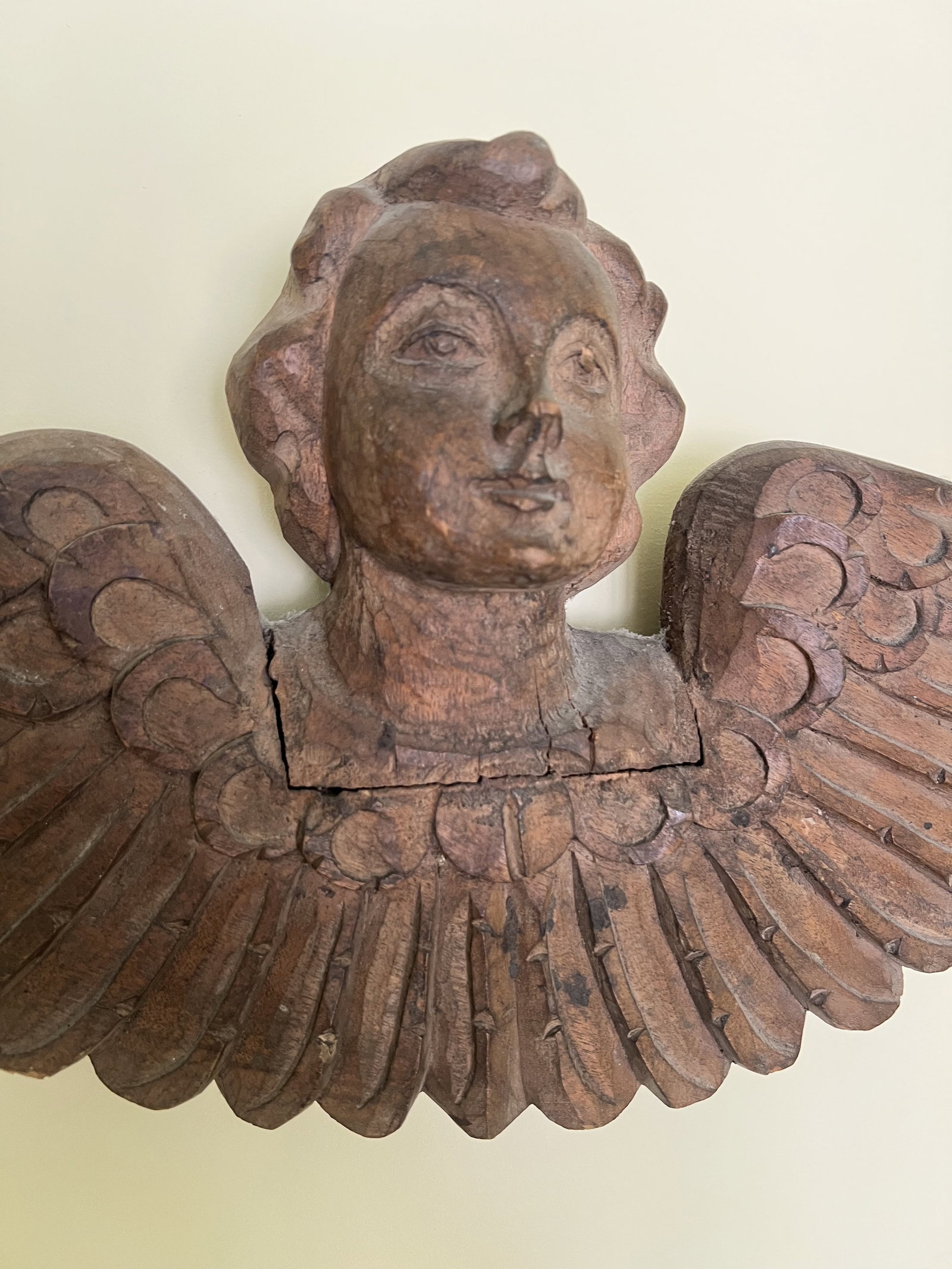 Carved Wooden Angel - 2