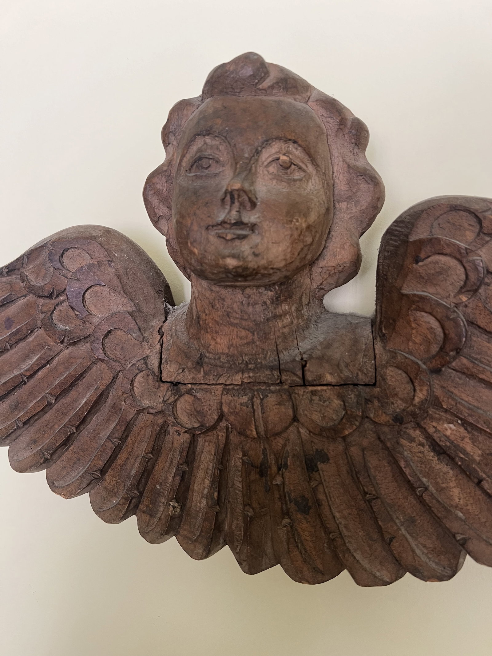 Carved Wooden Angel - 3