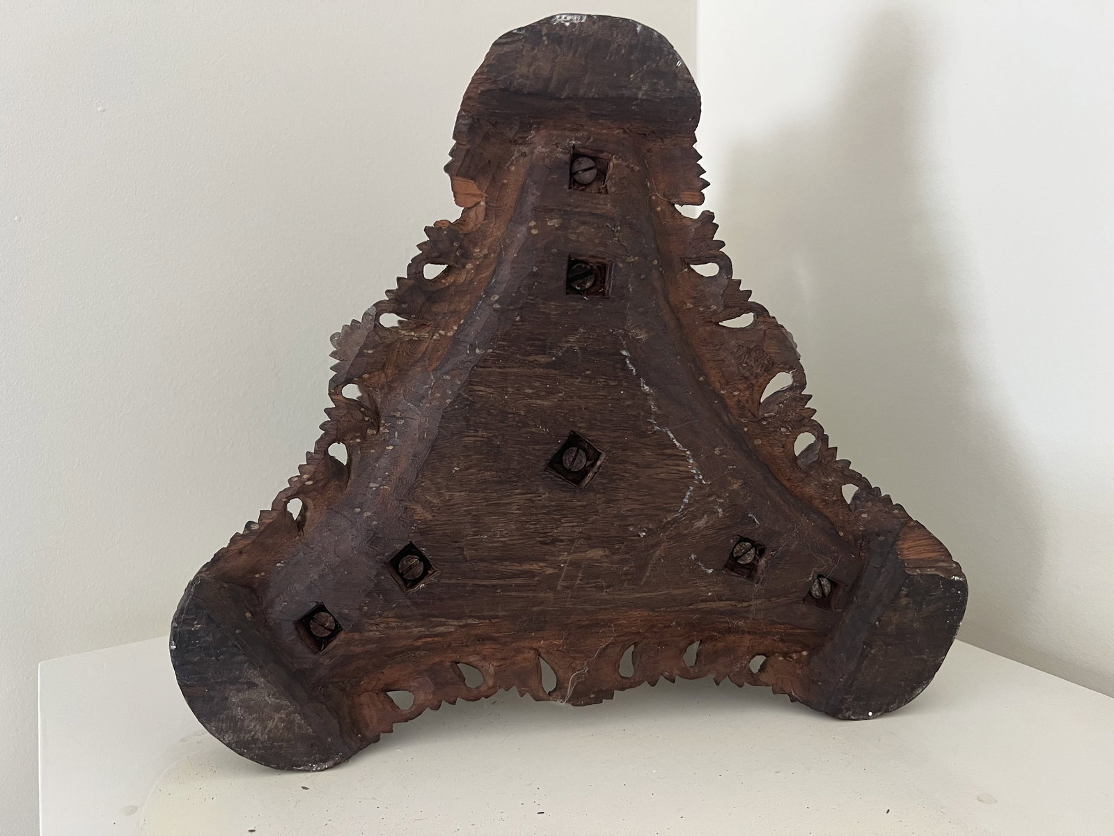 Antique 19th Century Balinese Or Myanmar State Stand - 6