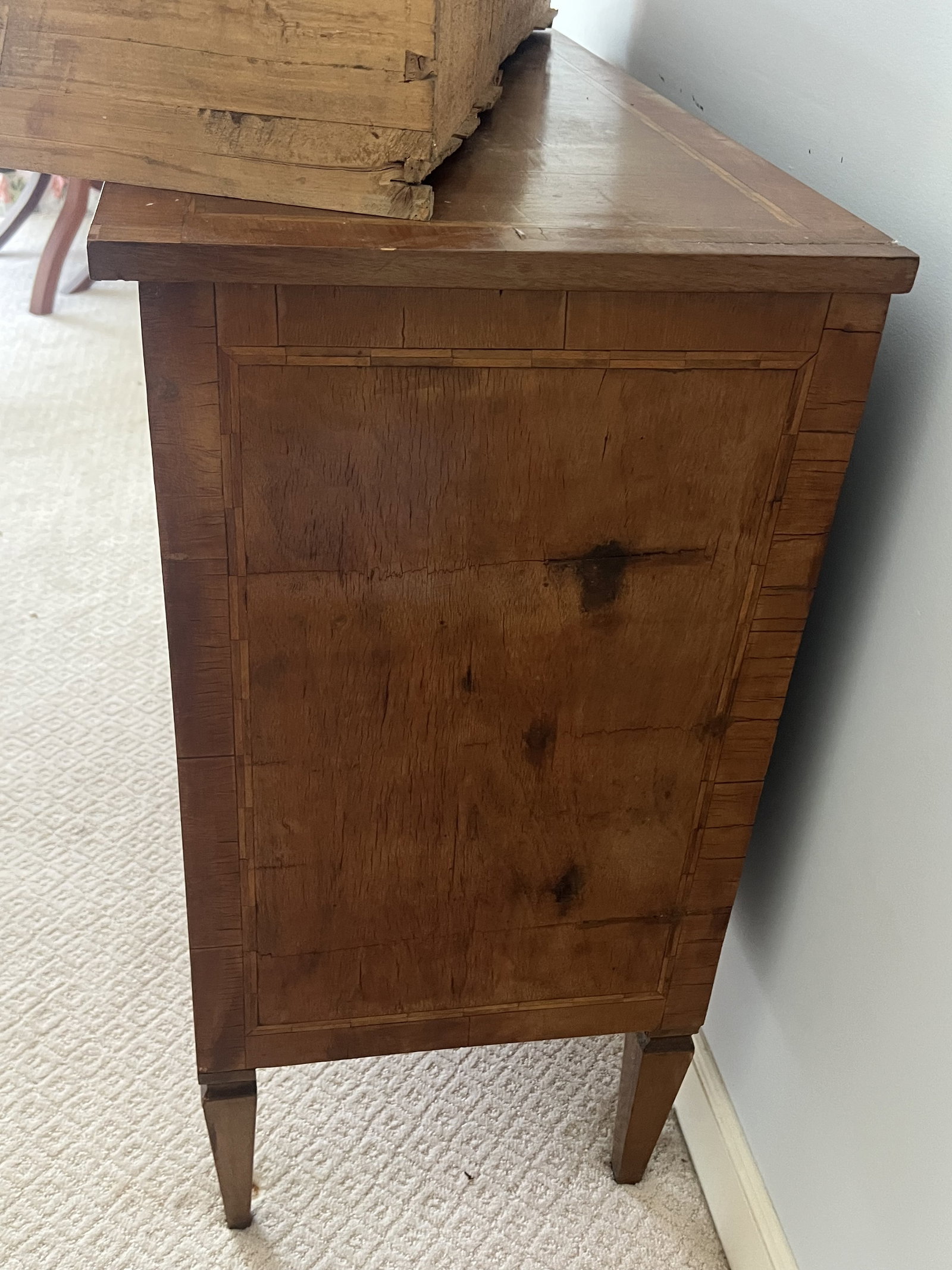 Antique Three Drawer Dresser - 10