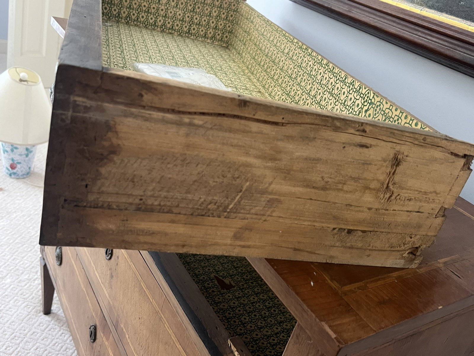 Antique Three Drawer Dresser - 8
