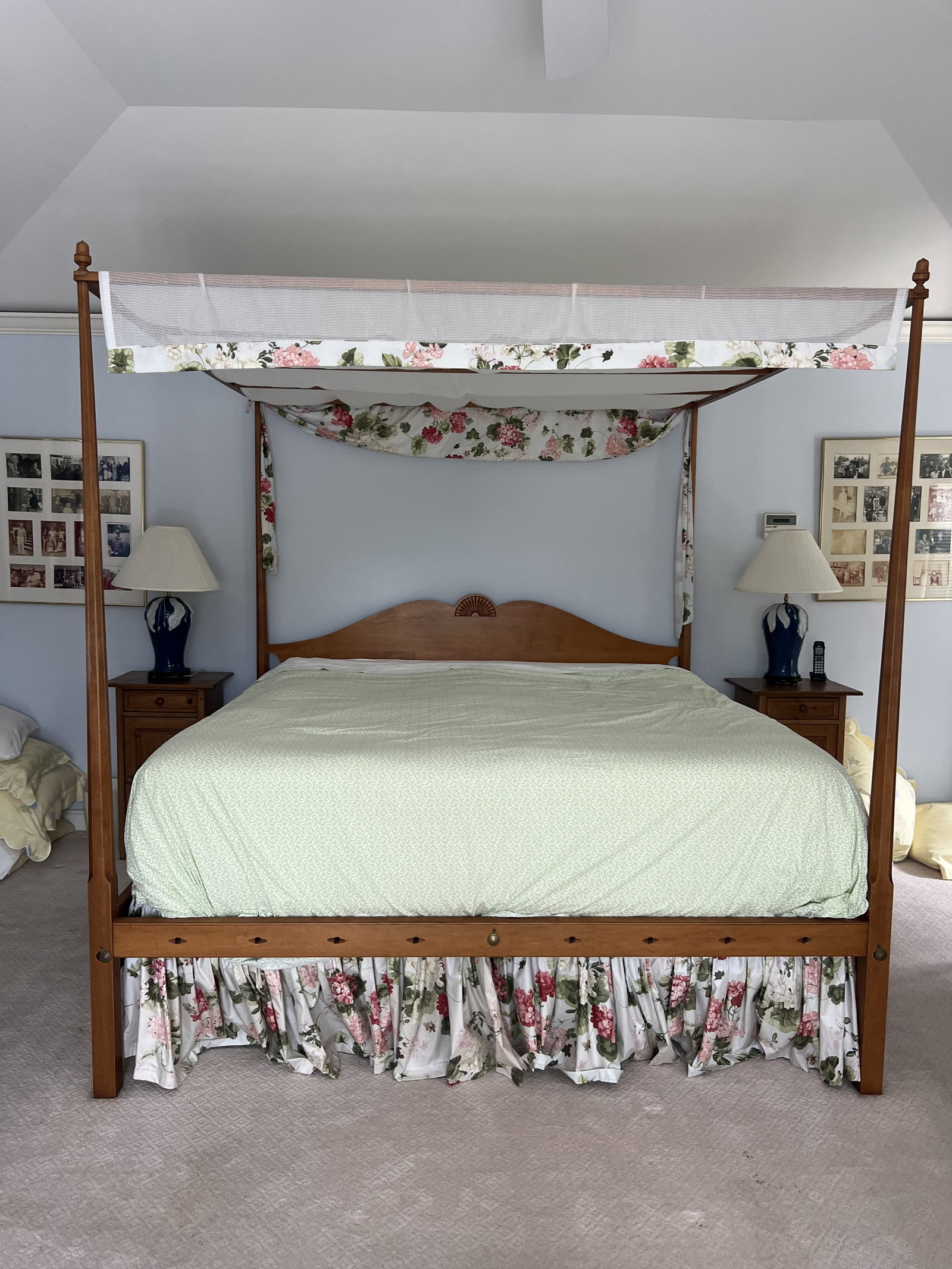 King Size Four Post Canopy Bed - 5