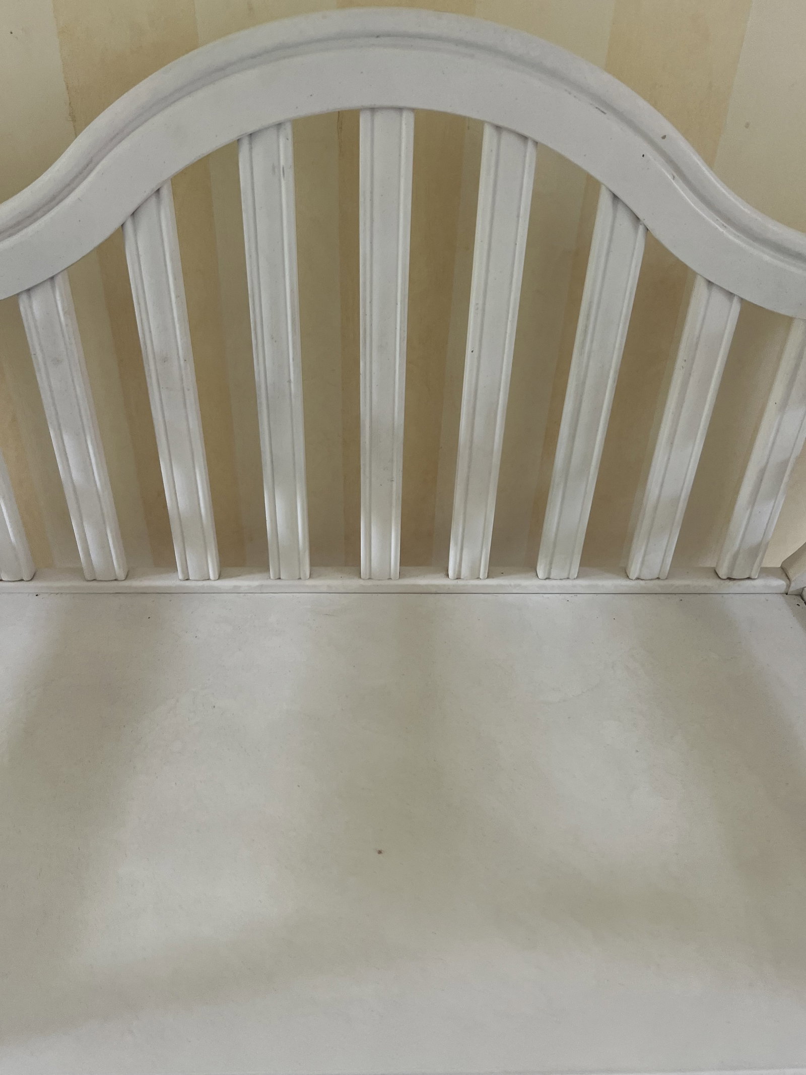 White Wood Bench - 3