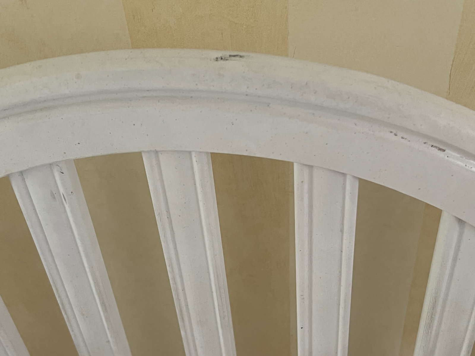 White Wood Bench - 5