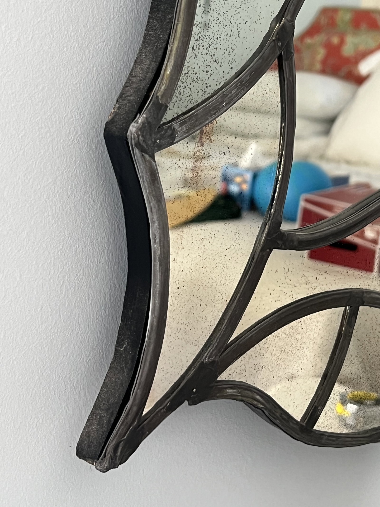 Antique Leaded Mirror Venetian - 9