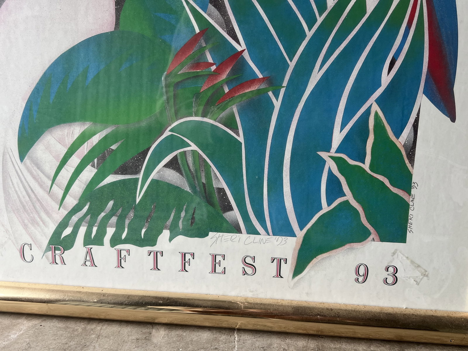 South Miami Craftfest Parrot Poster - 2
